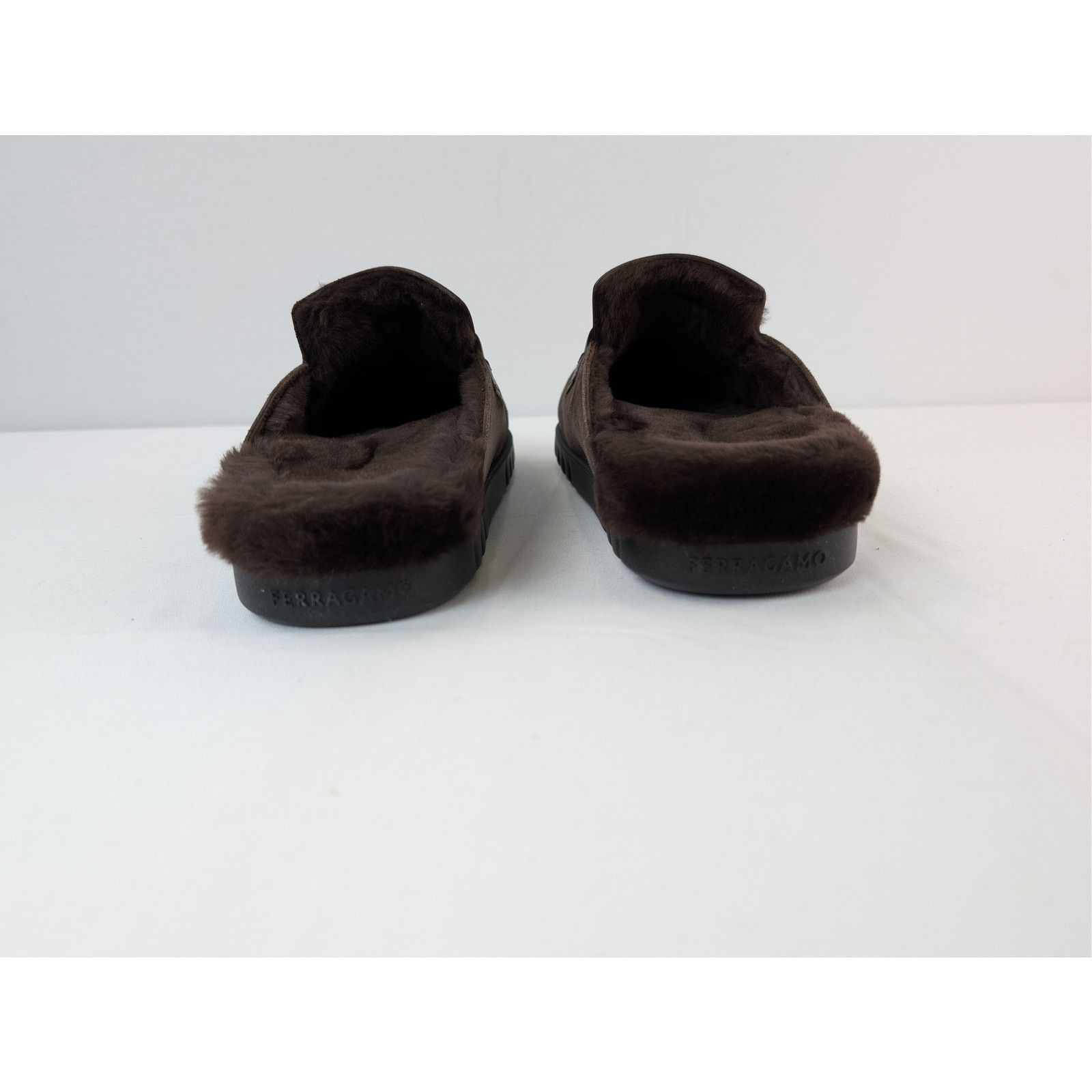 Salvatore Ferragamo o1rshd1 T. Moro 23 Calf Mules in Brown Size US 8 / EU 41 - 10 Thumbnail