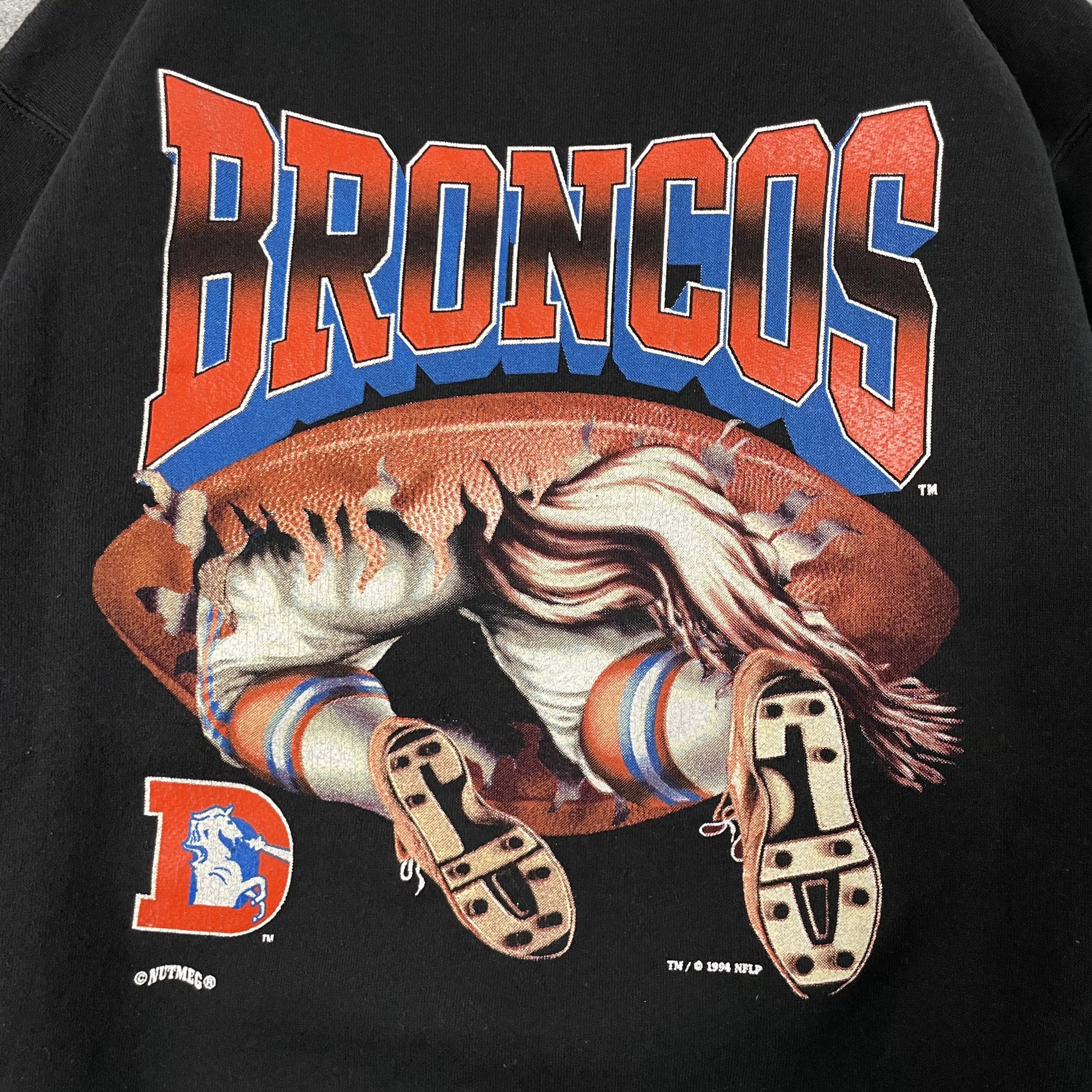 Vintage Vintage 1994 Denver Broncos Black NFL Crewneck Nutmeg Size US L / EU 52-54 / 3 - 6 Thumbnail