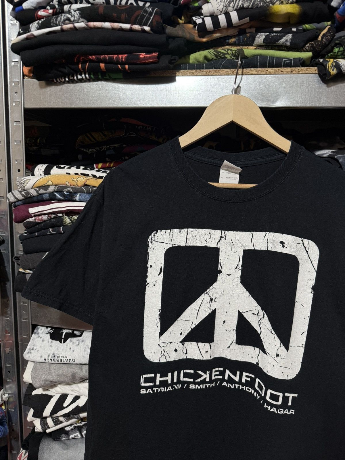 Vintage Vintage chickenfoot Rock World Tour 2005 Retro T-Shirt Y2K Size US L / EU 52-54 / 3 - 3 Thumbnail