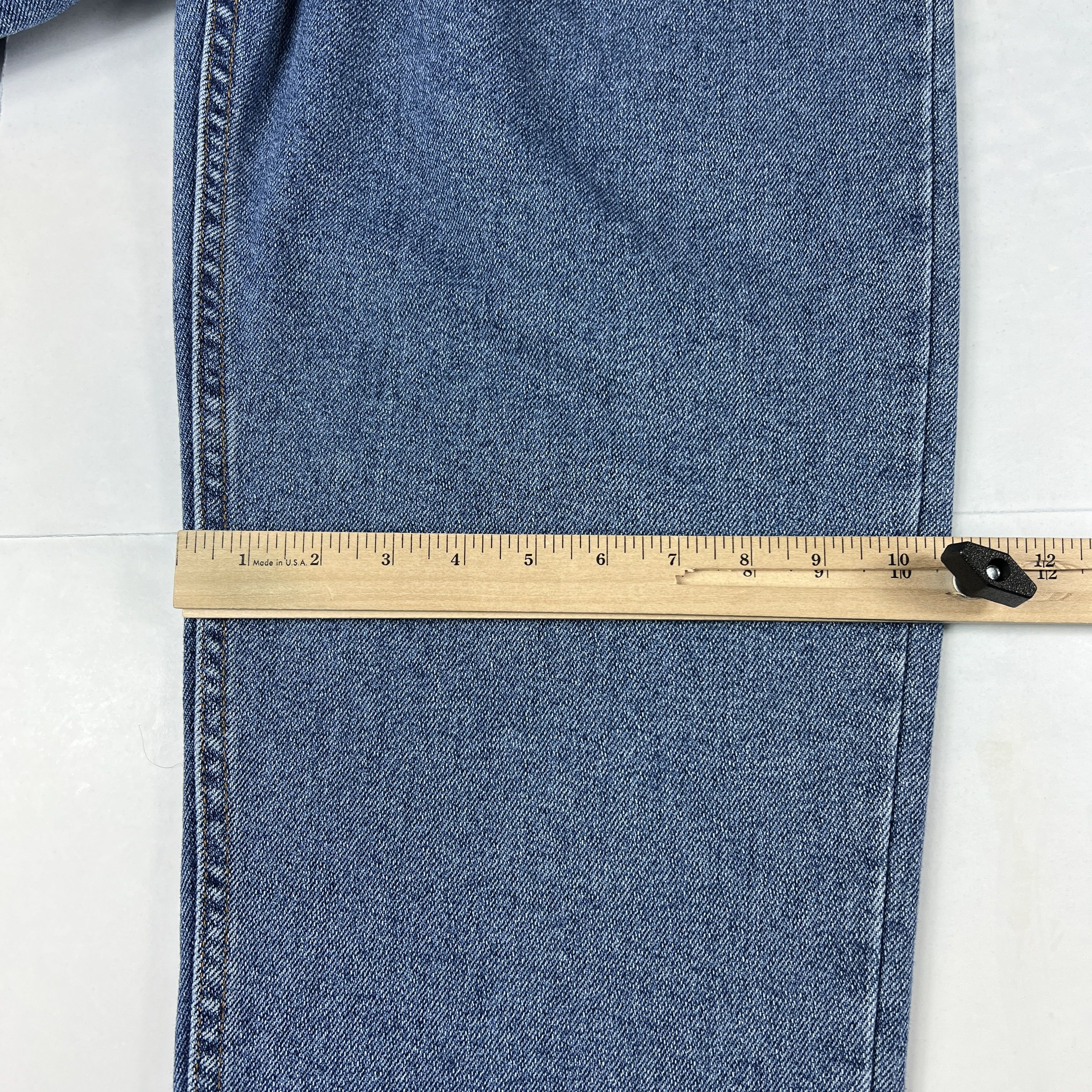 Vintage VTG 90s Levi's Jeans 540 Flex Relaxed Straight Blue Denim Size US 36 / EU 52 - 18 Thumbnail