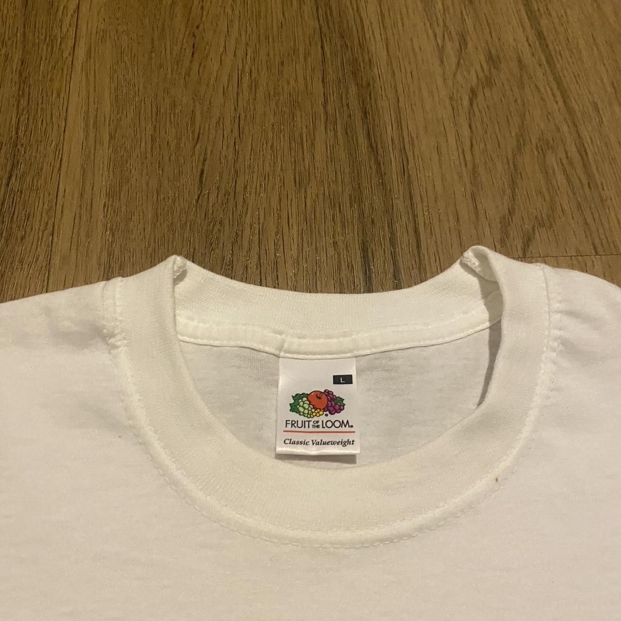 Fruit Of The Loom White Nascar racing tee racing Andy Carter Vintage Size US L / EU 52-54 / 3 - 4 Thumbnail