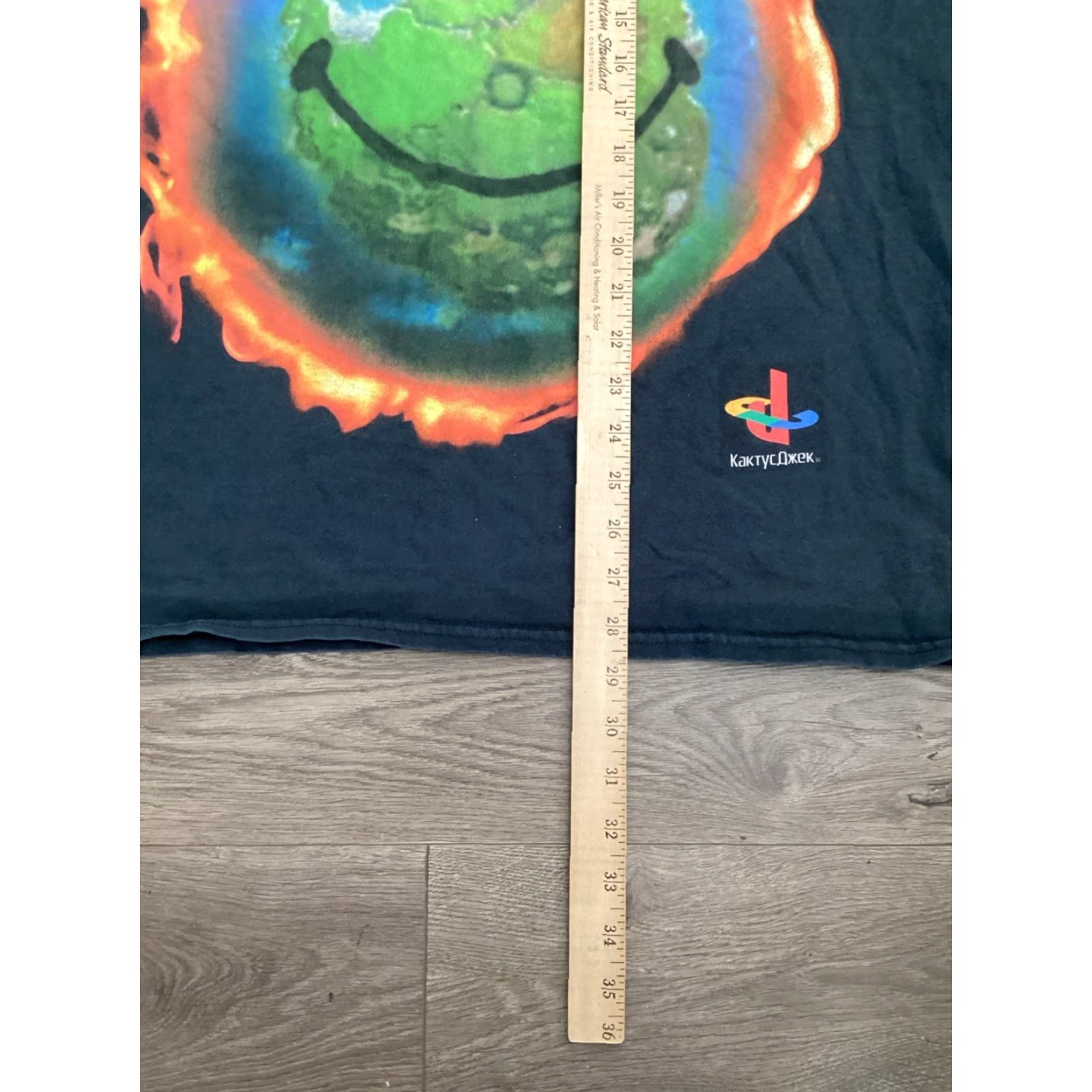 Vintage Cactus Jack X Fortnite The Scotts World Map T-Shirt Large Black Short Sleeve Mens Size US L / EU 52-54 / 3 - 7 Thumbnail