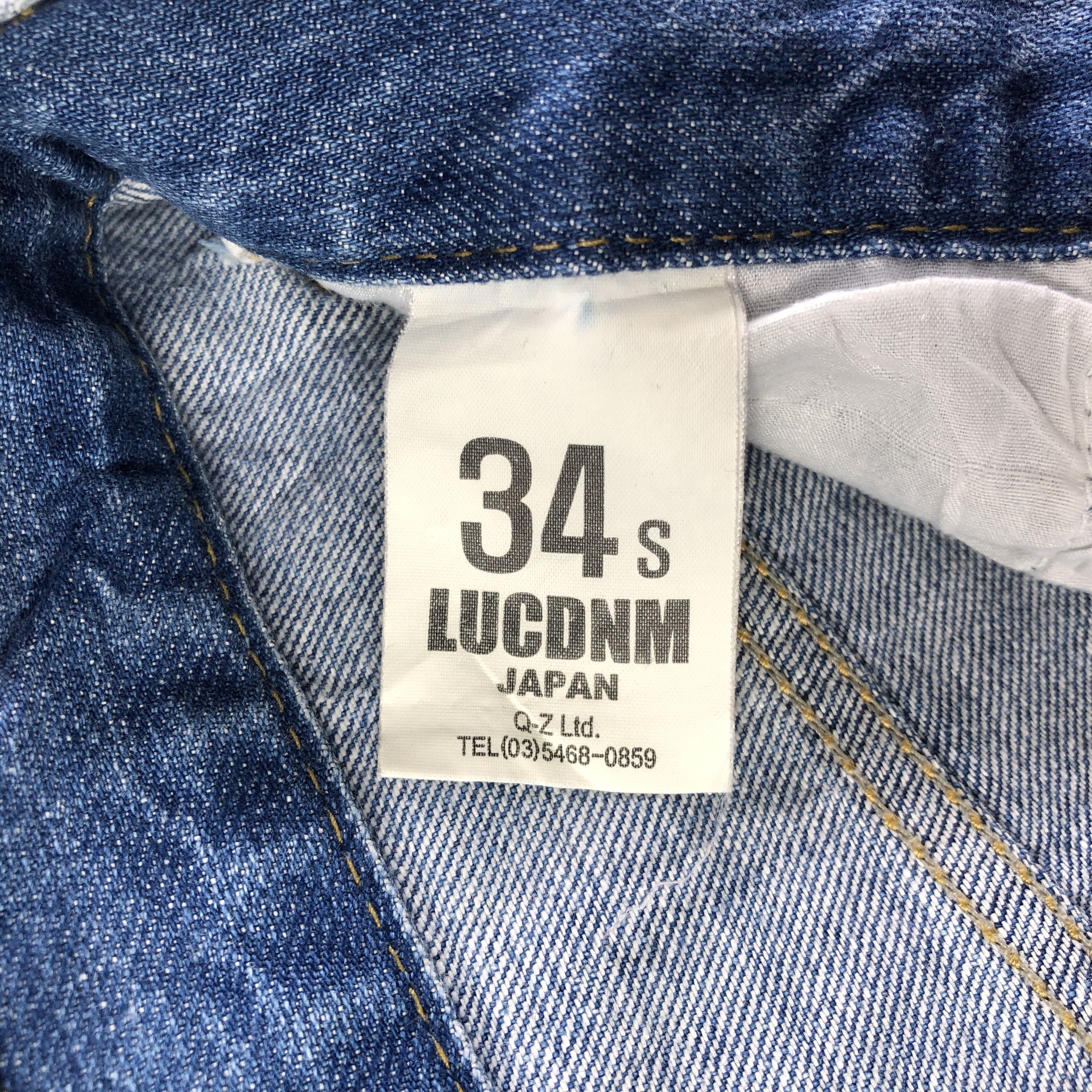 Japanese Brand Japanese Brand LUCDNM Jeans Blue Baggy Denim KJ1755 Size 28" / US 6 / IT 42 - 9 Thumbnail