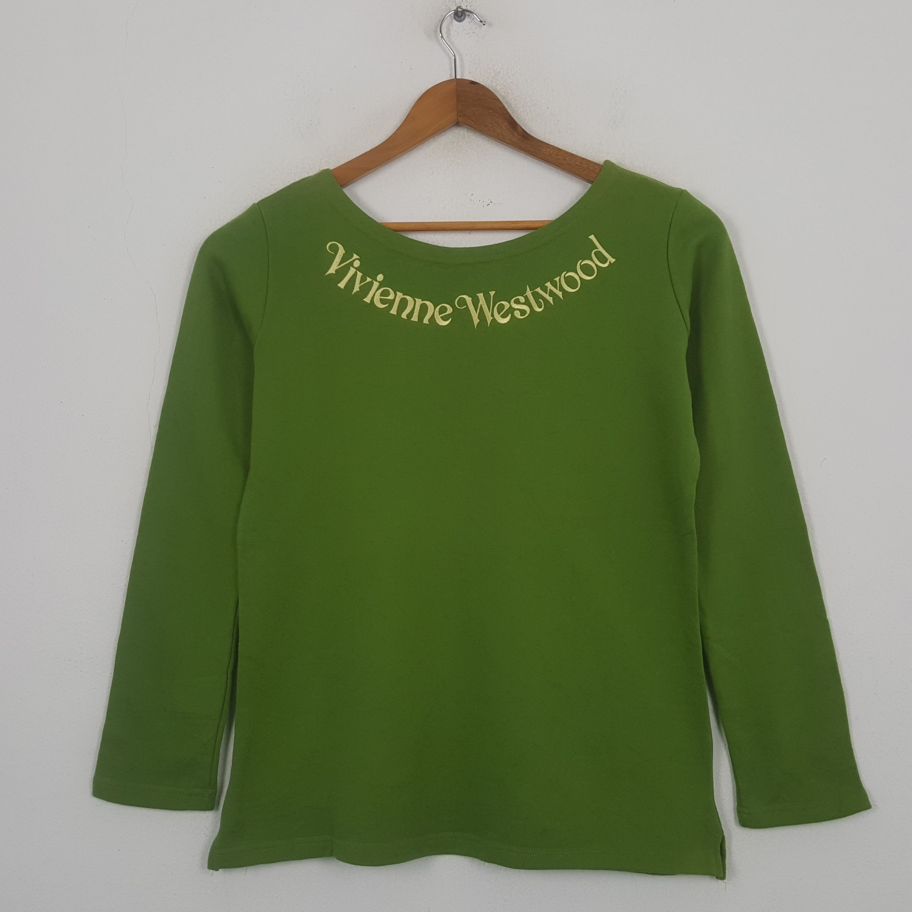 Designer Vintage Vivienne Westwood Long Sleeve T-shirt RR3 Size L / US 10 / IT 46 - 1 Thumbnail