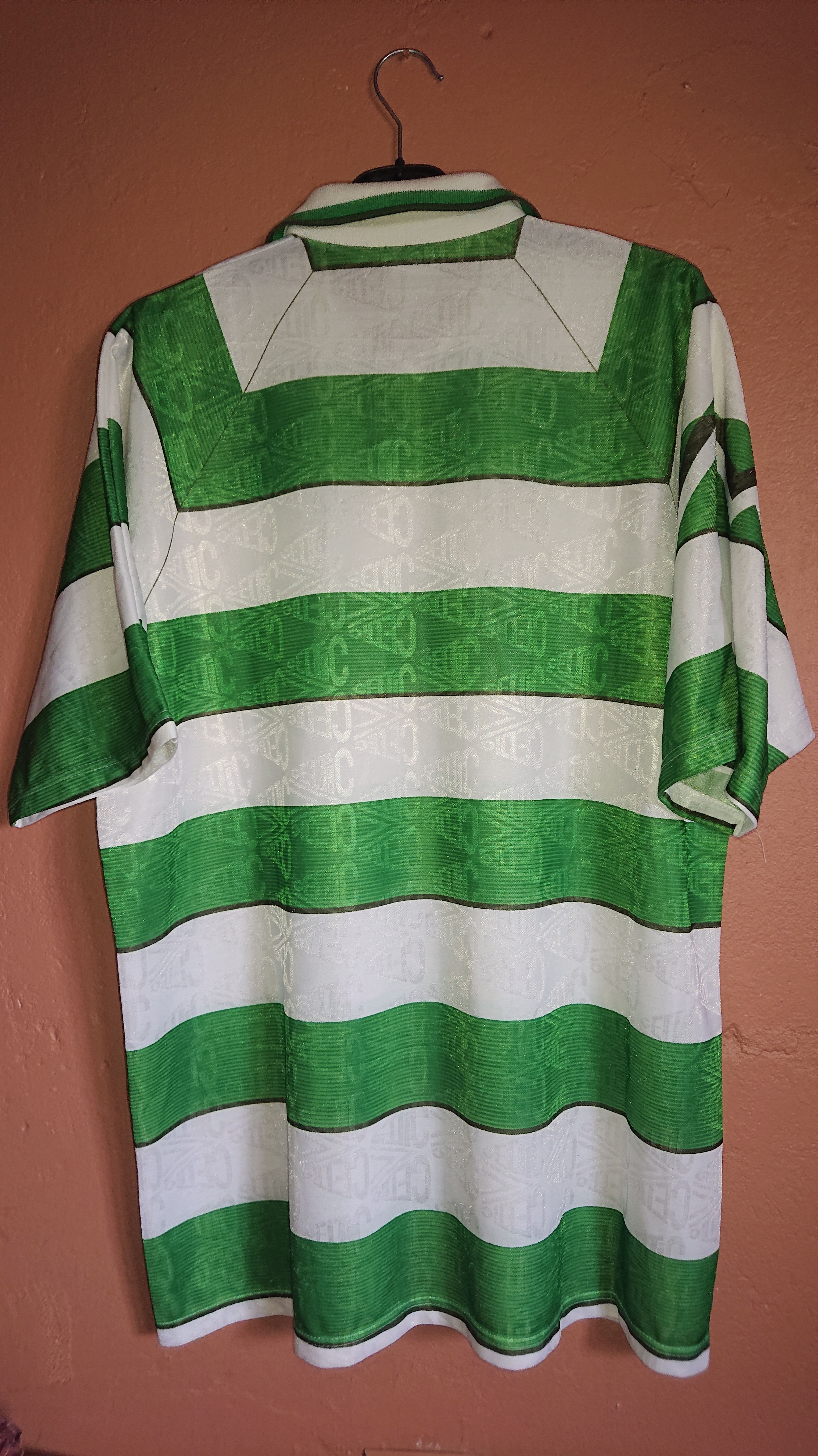 Vintage CELTIC 1992 UMBRO HOME SHIRT XLARGE Size US XL / EU 56 / 4 - 2 Thumbnail