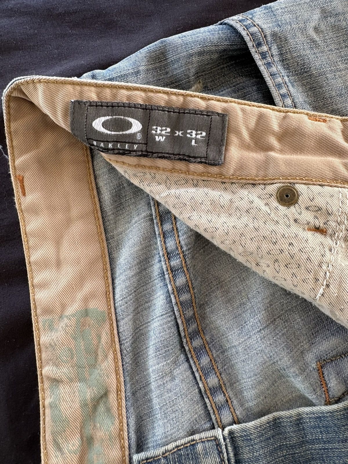 Oakley Rare Vintage Oakley Denim Faded Wash Flare Jeans Pants Size US 33 - 9 Thumbnail
