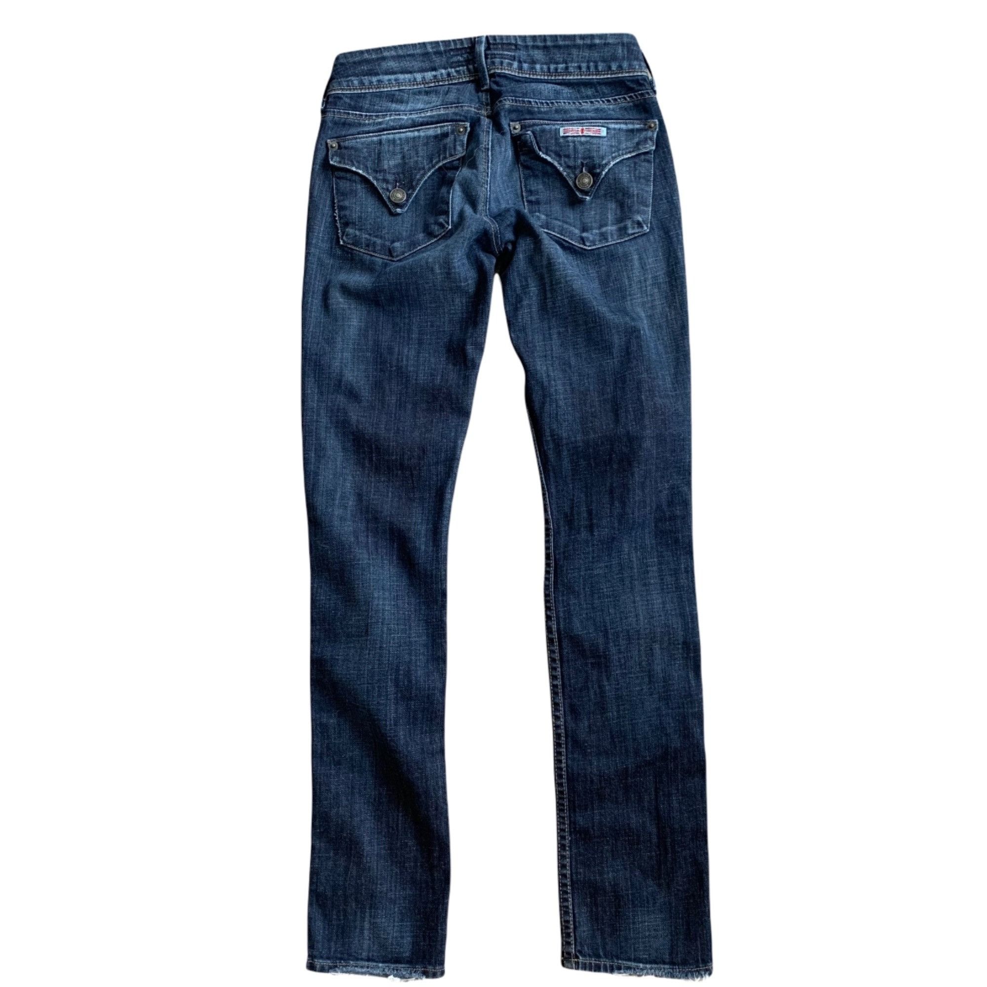 Hudson Hudson Collin Mid-Rise Dark Wash Skinny Denim Jeans24 Size 42" / US 20 - 9 Thumbnail