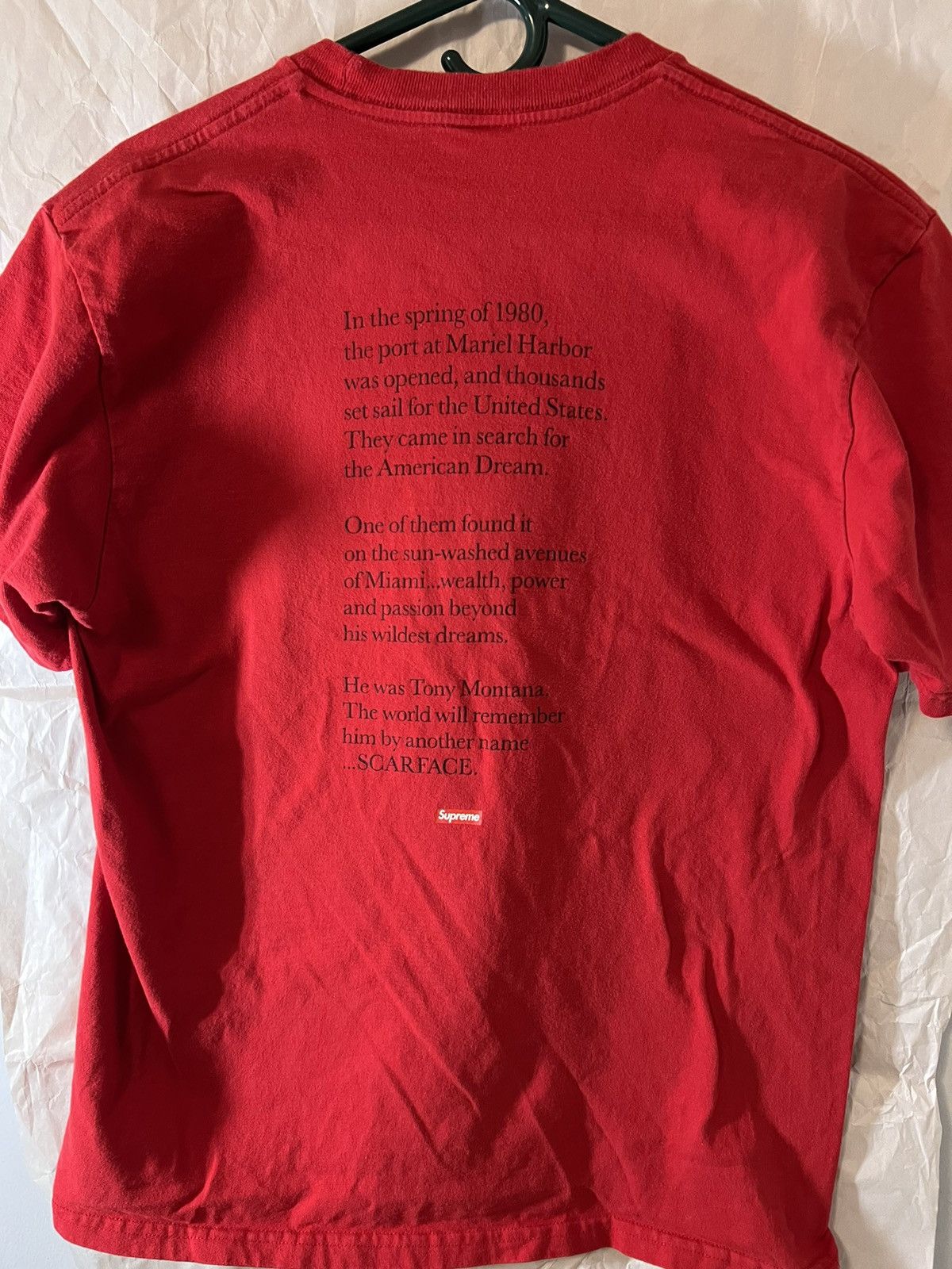Supreme Supreme X Scarface friend tee Size US M / EU 48-50 / 2 - 4 Thumbnail