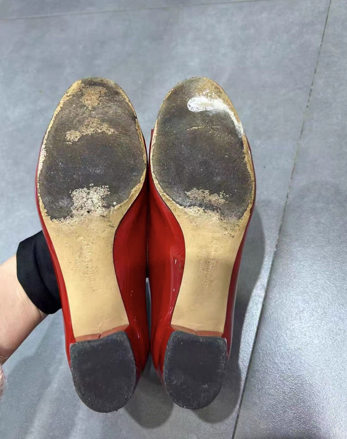 Salvatore Ferragamo Ferragamo block heel shoes J38 Size US 5.5 / IT 35.5 - 5 Thumbnail