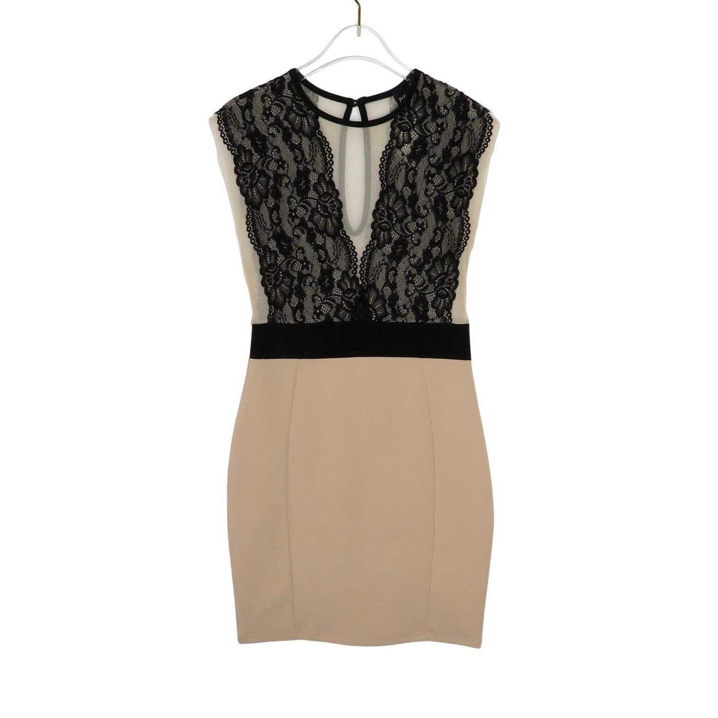 Lulus Lulus Privy Lace Cocktail Dress Cream Bodycon Dress Small Size S / US 4 / IT 40 - 3 Thumbnail