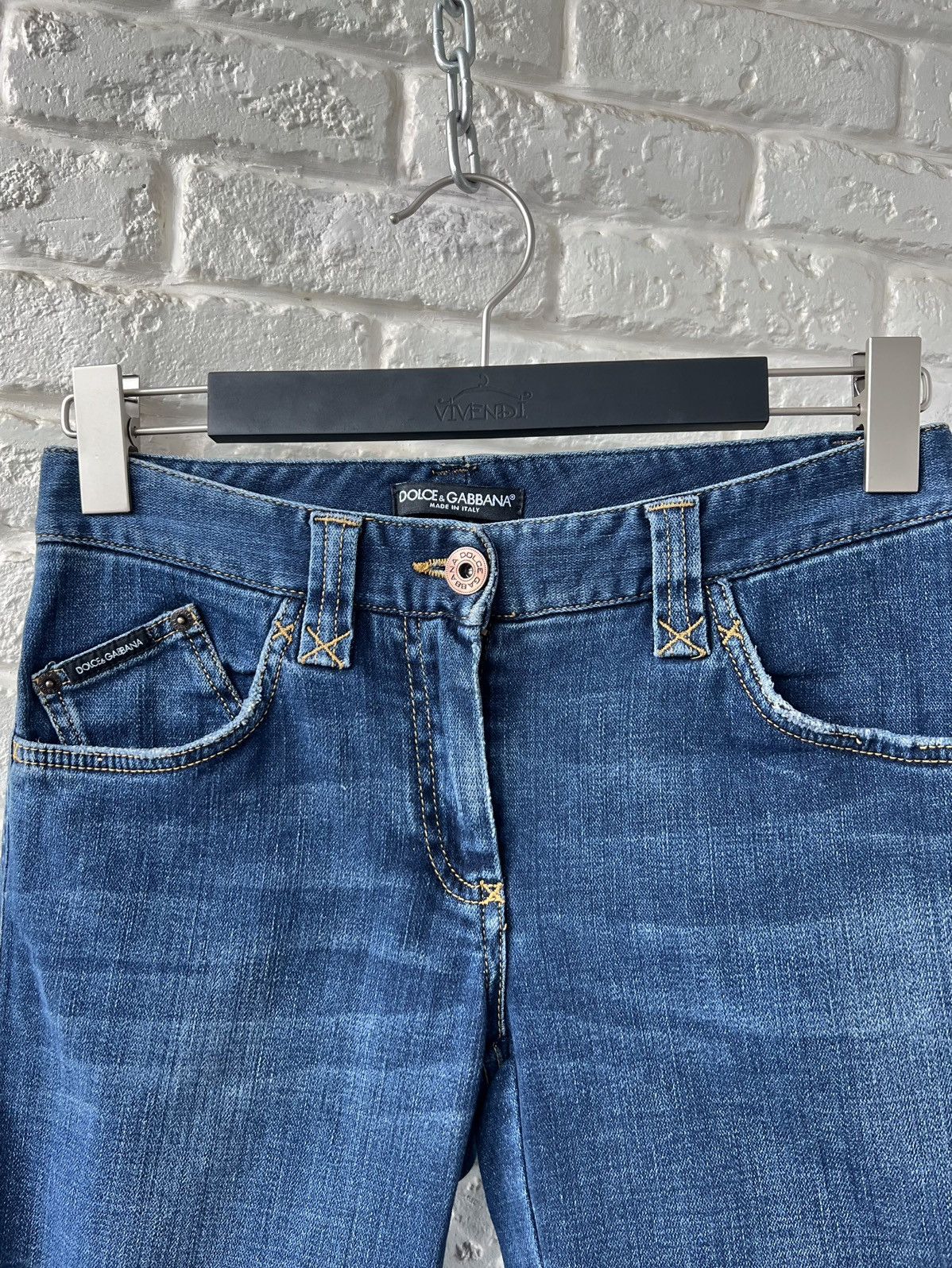 Dolce & Gabbana Dolce & Gabbana D&G Logo Denim Blue Jeans Size 26" / US 2 / IT 38 - 5 Thumbnail