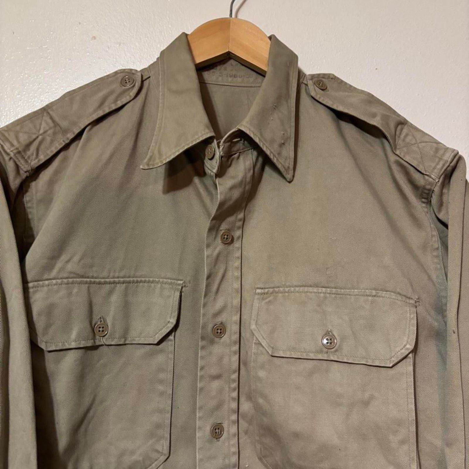 Other Vintage 1966 U.S. Army Cold War Military Button Down Shirt Size US L / EU 52-54 / 3 - 2 Thumbnail