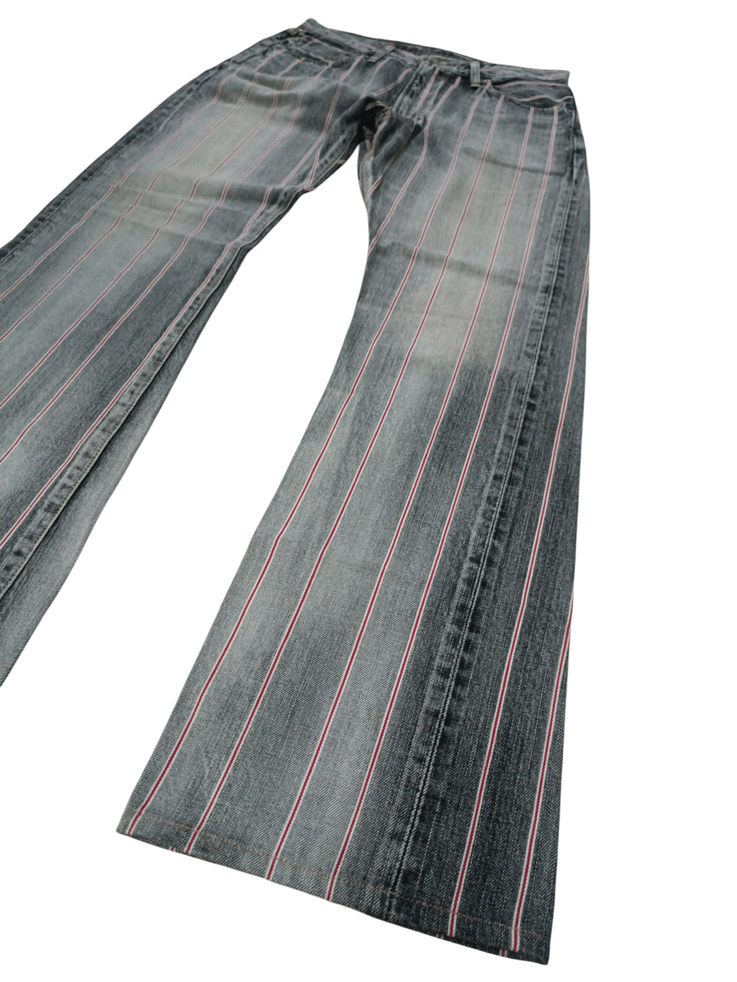 Edwin × Vintage Vintage Rare 🔥 FLARED Edwin 13oz Grand Blue Selvedge Denim Size US 30 / EU 46 - 2 Thumbnail