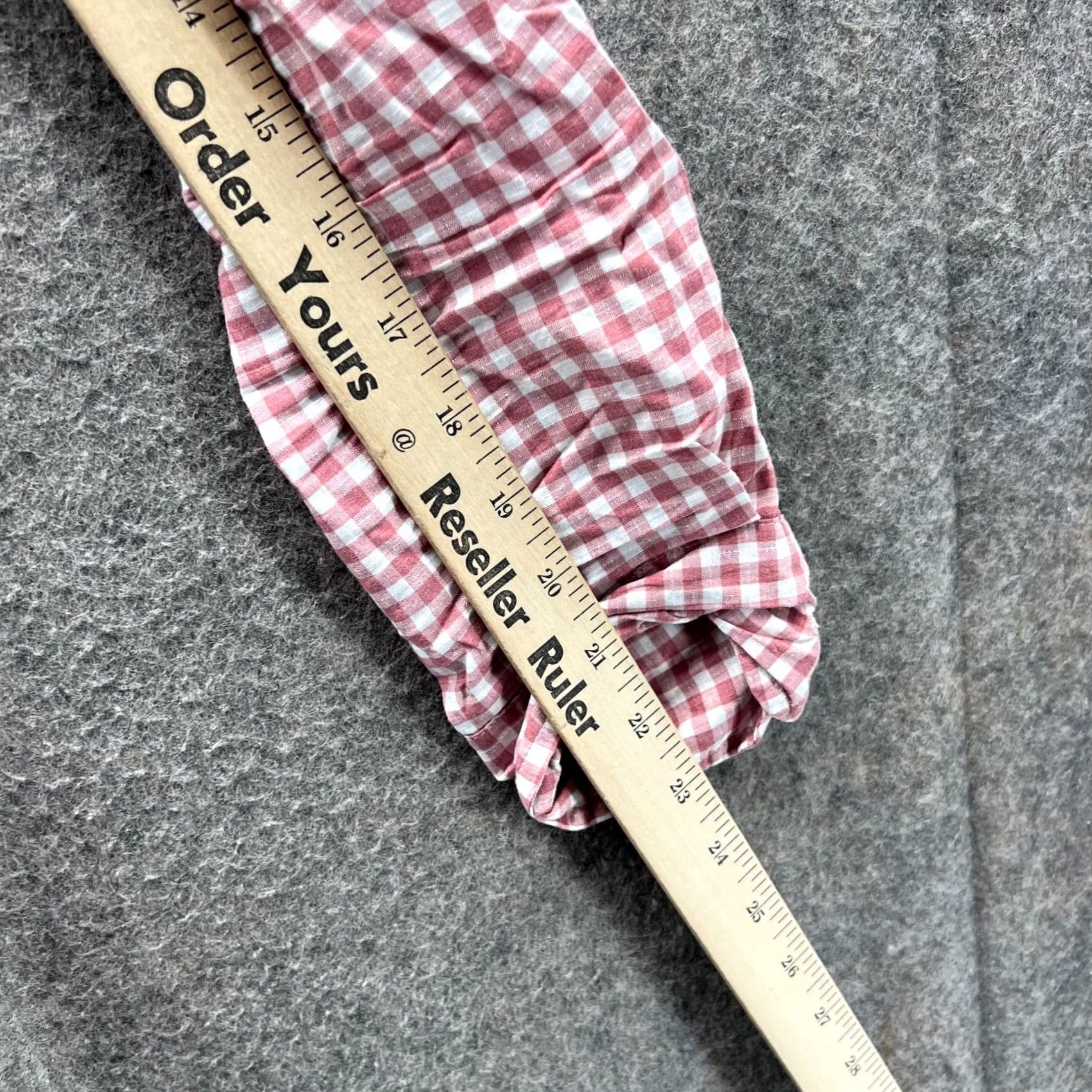 J.Crew VINTAGE J.CREW Shirt Mens Medium Red White Button Down Stretch Slim Fit Windowpane Check Size US M / EU 48-50 / 2 - 5 Thumbnail