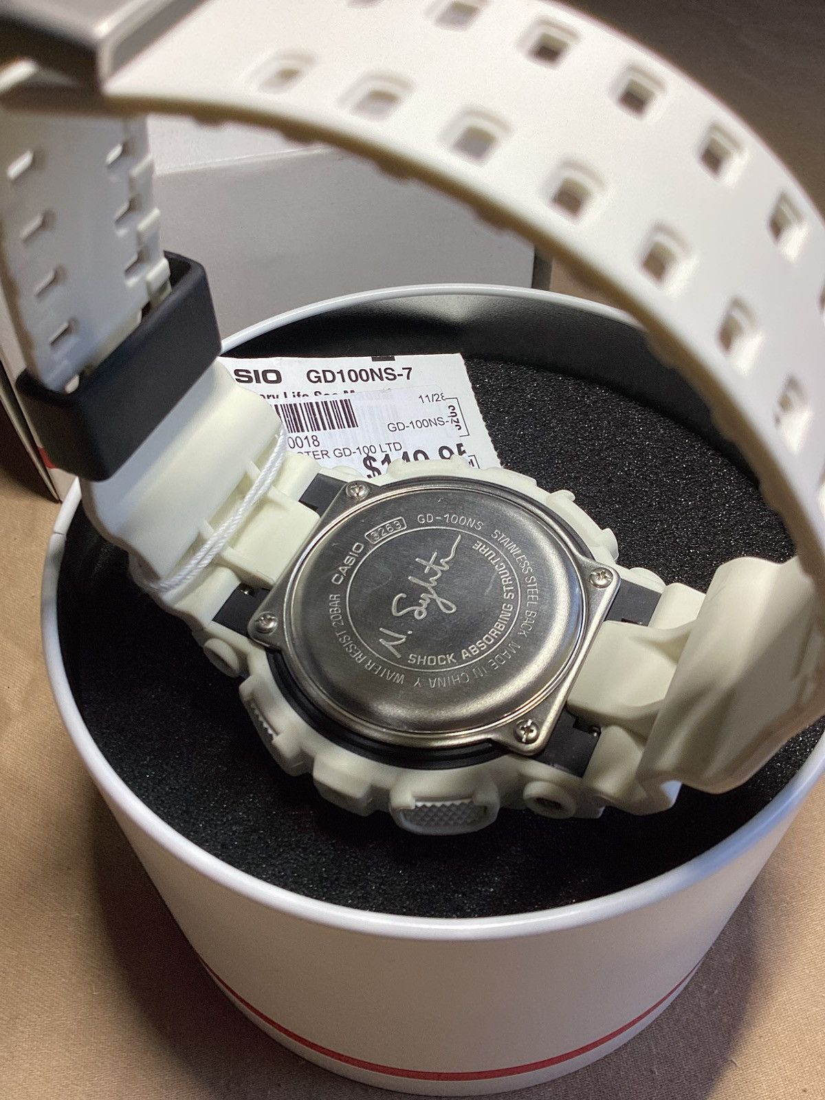 G Shock Casio G-Shock x Nigel Sylvester GD-100NS-7 3263 White BMX Size ONE SIZE - 12 Thumbnail