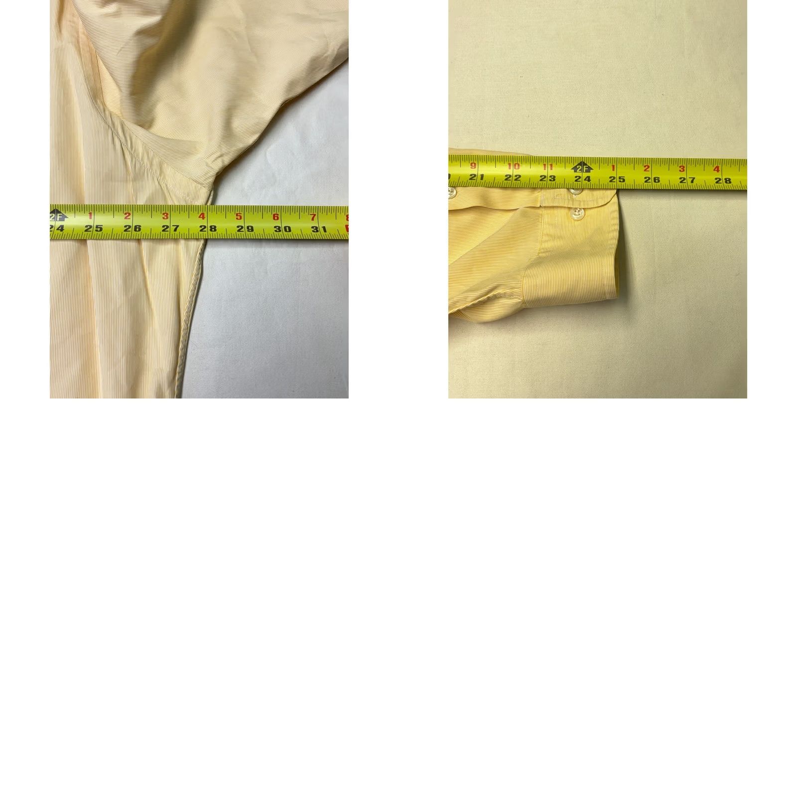 Ralph Lauren Ralph Lauren Mens Button-Down Shirt Yellow Striped Classic Fit 2XL Cotton Shirt Mens Size US XXL / EU 58 / 5 - 8 Thumbnail