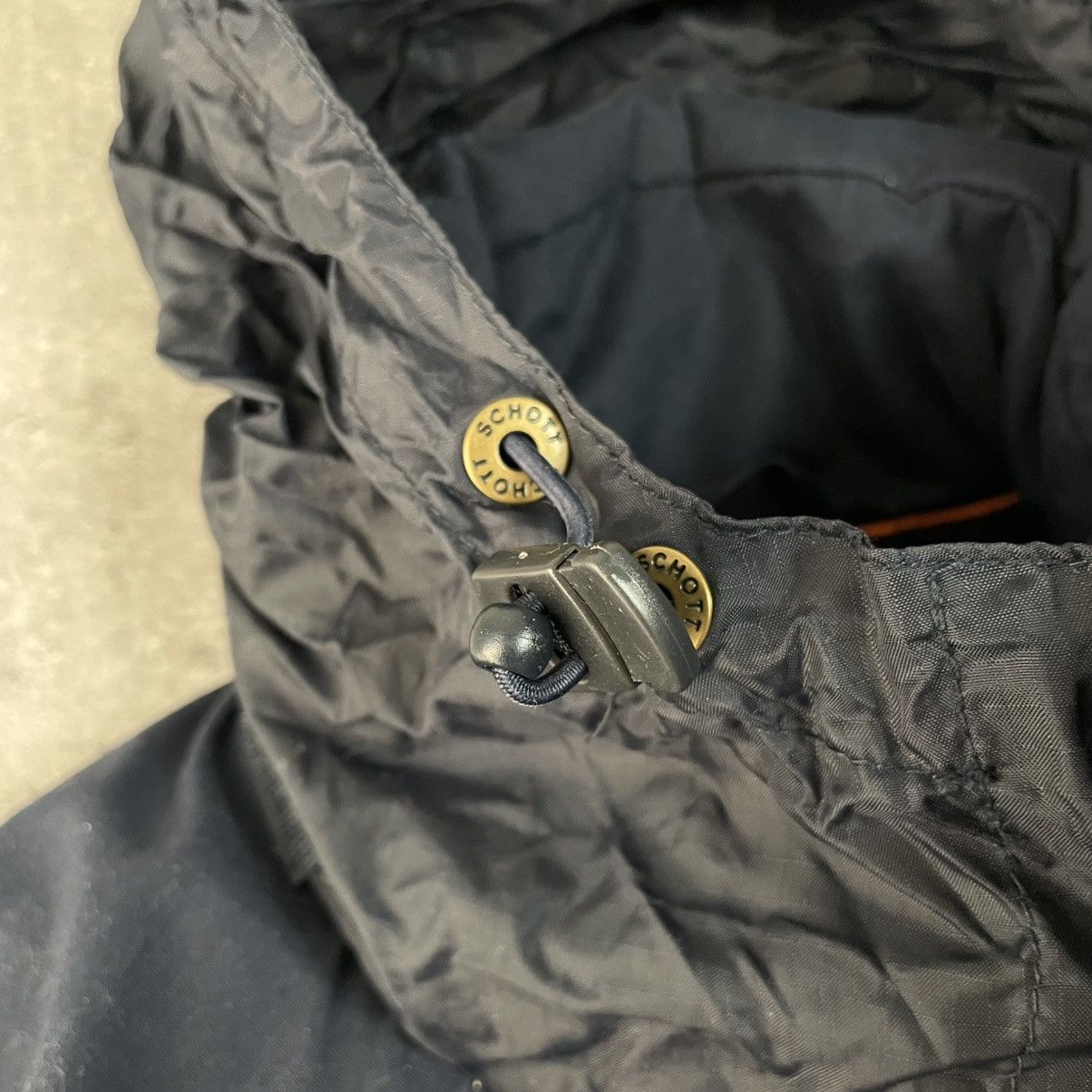 Schott Vintage 00s Down Jacket Schott Bomber Puffer USA Nylon Size US S / EU 44-46 / 1 - 8 Thumbnail