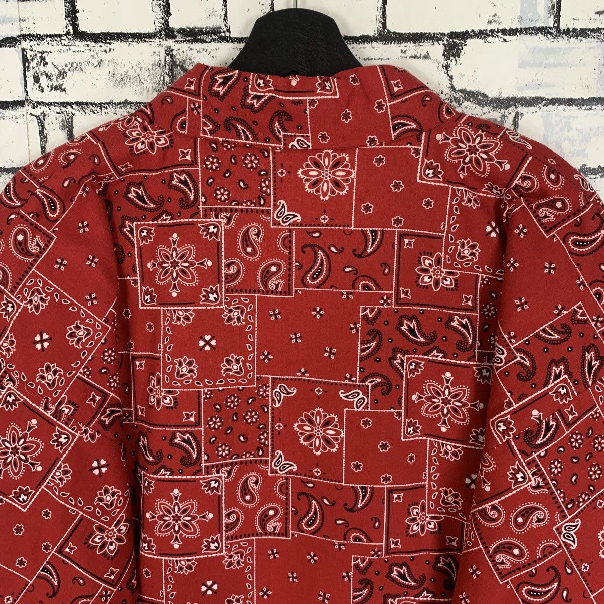 Japanese Brand × Vintage Vintage Japan Traditional Coat Hanten Paisley Design Hanten Size L / US 10 / IT 46 - 6 Thumbnail