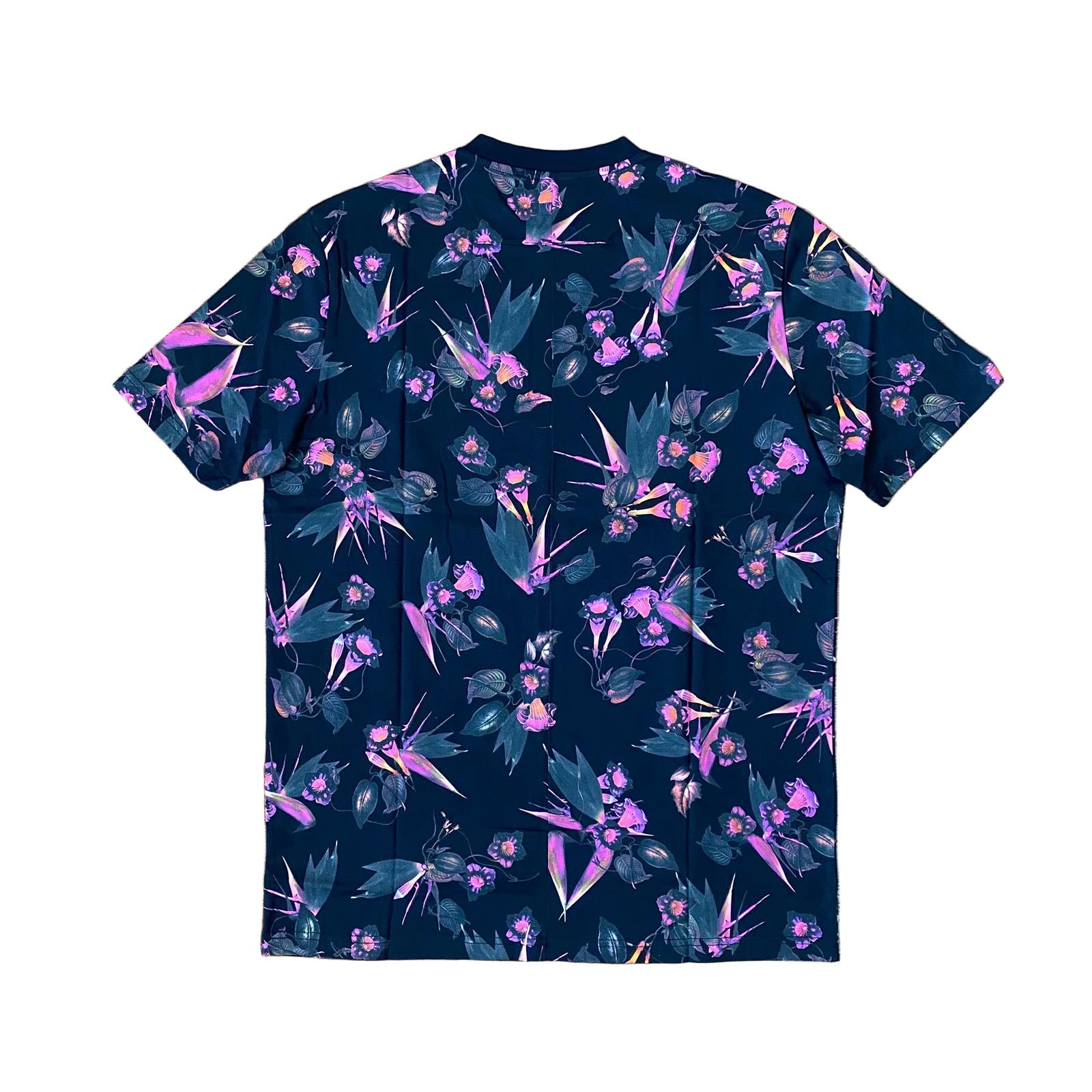 Givenchy Black All Over Birds of Paradise Print T-Shirt Size US XS / EU 42 / 0 - 5 Thumbnail