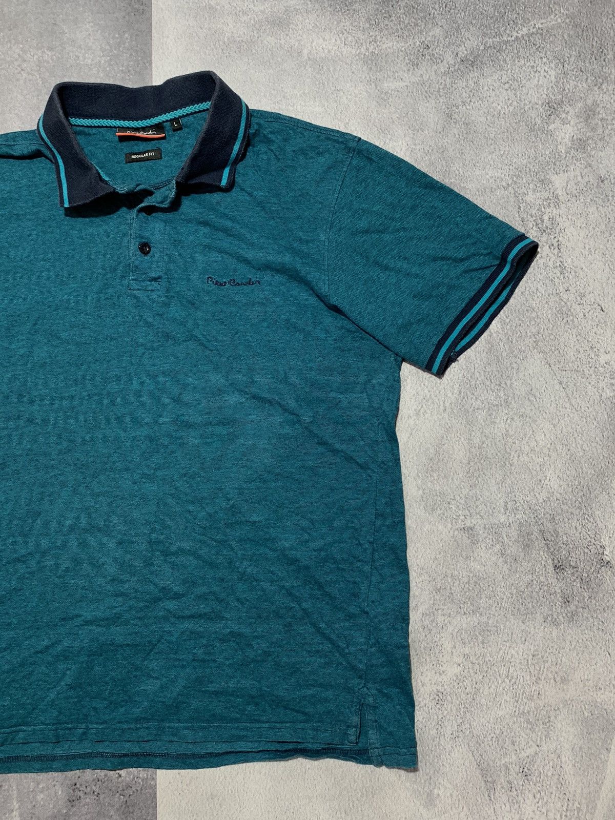 Pierre Cardin × Vintage Vintage Y2K Pierre Cardin 1/4 button polos tee size L Size US L / EU 52-54 / 3 - 3 Thumbnail