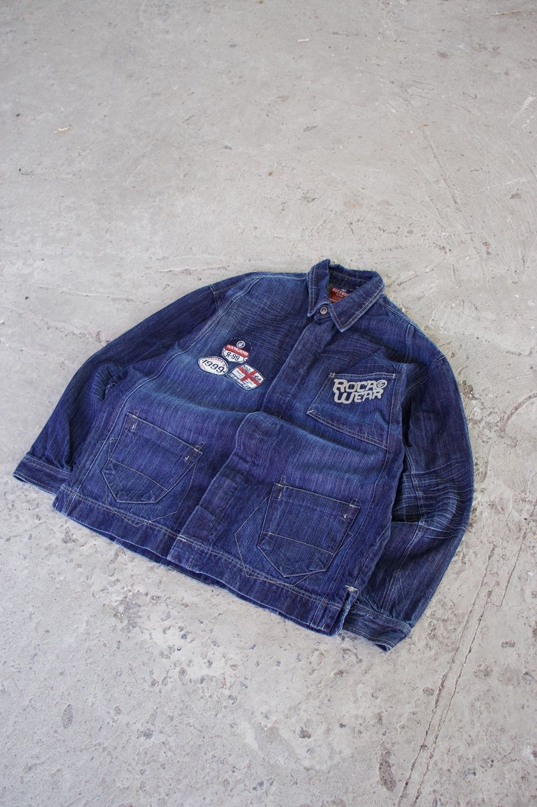 Rocawear Rocawear Est. 1999 Archive Denim Jacket Y2K Vintage Size US M / EU 48-50 / 2 - 4 Thumbnail