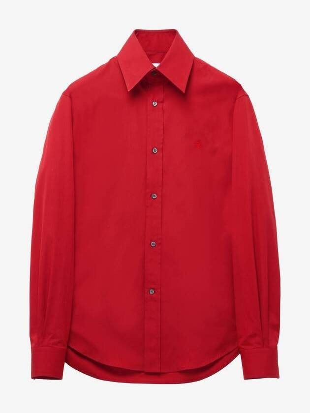 Alexander McQueen o1srvl11e0226 Skull Shirt In Red Size US S / EU 44-46 / 1 - 1 Preview