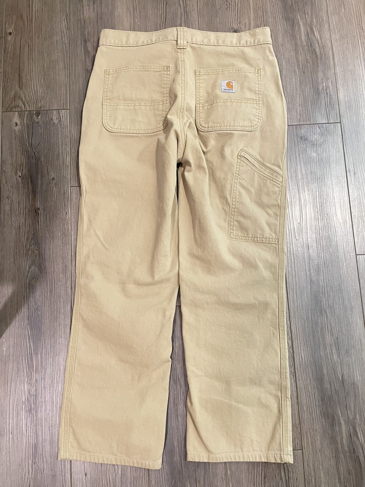Carhartt Carhartt Relaxed Fit Work Pants - Khaki (30x27) Size US 30 / EU 46 - 2 Thumbnail