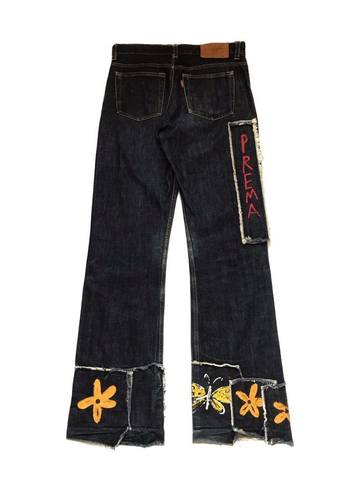 14th Addiction × Beauty Beast × Hysteric Glamour OZONE COMMUNITY PATCHWORK FLARE STYLE JEANS Size US 30 / EU 46 - 2 Thumbnail