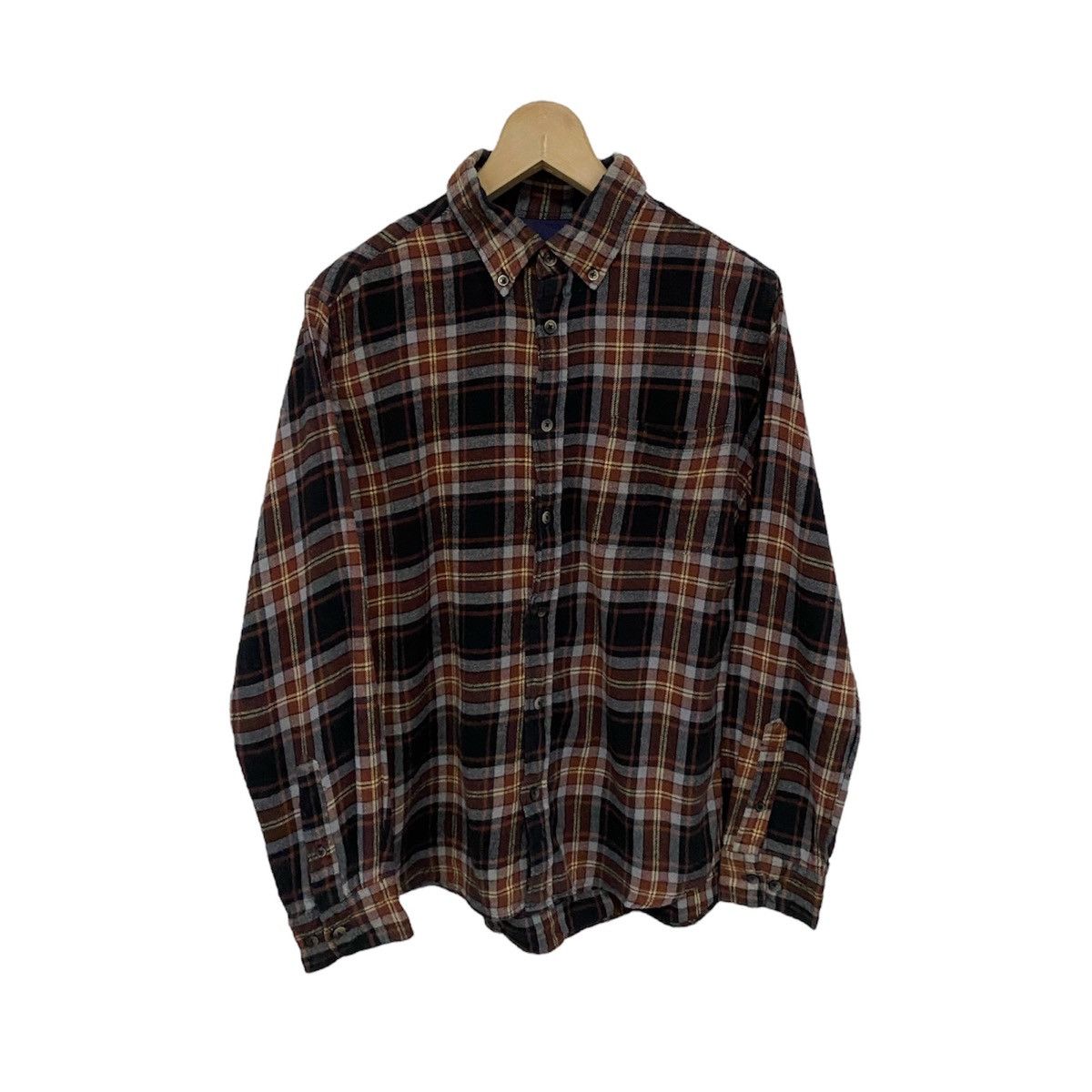 Vintage Clothes Luck Plaid Tartan Flannel Shirt