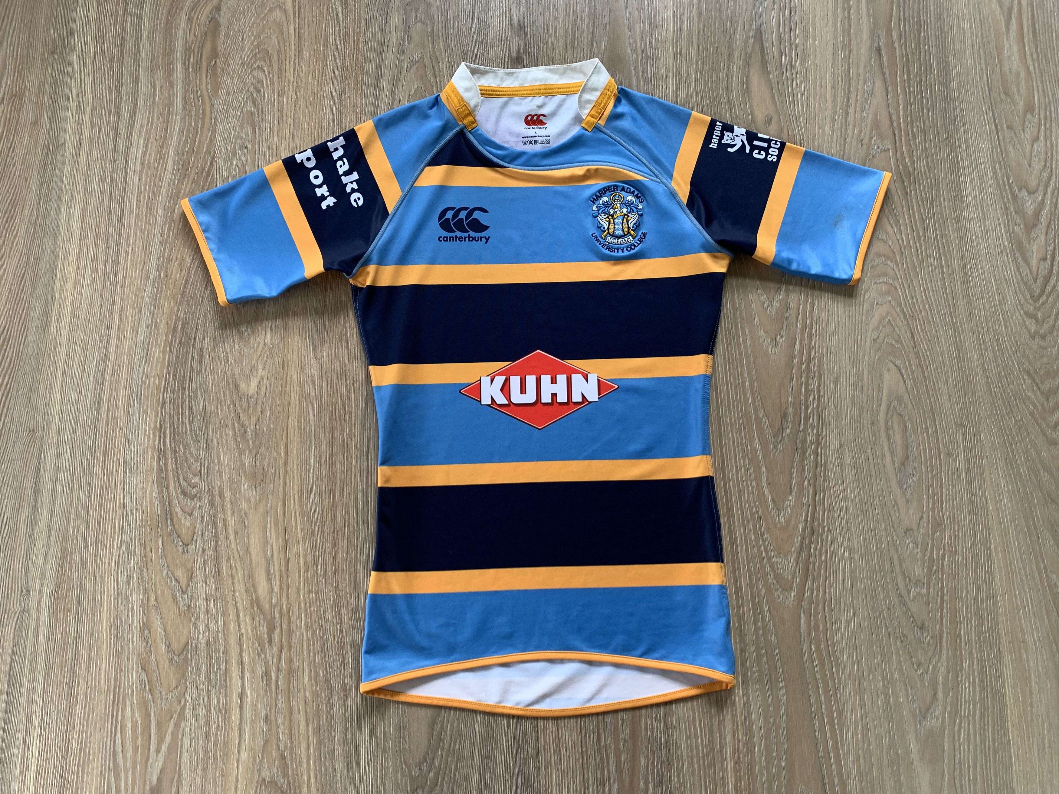 Canterbury of New Zealand × Vintage Canterbury Harper Adams University Club Rugby Jersey Size US L / EU 52-54 / 3 - 2 Thumbnail