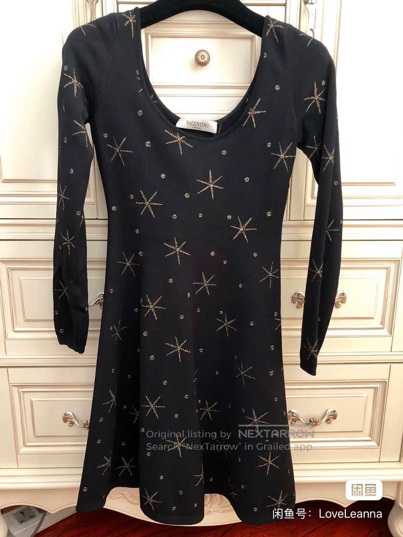 sachin and babi light blue dress Black Beaded Mini Dress With Celestial Star Embroidery And Embellished  Details | Laura Slings main image 1