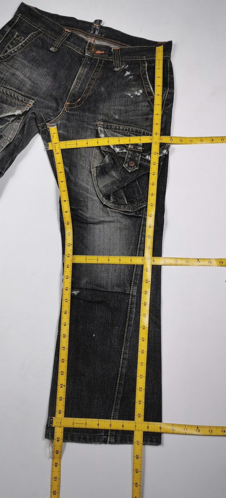 Edwin Bootcut Edwin Cargo Utility Black Jeans Size US 32 / EU 48 - 13 Thumbnail