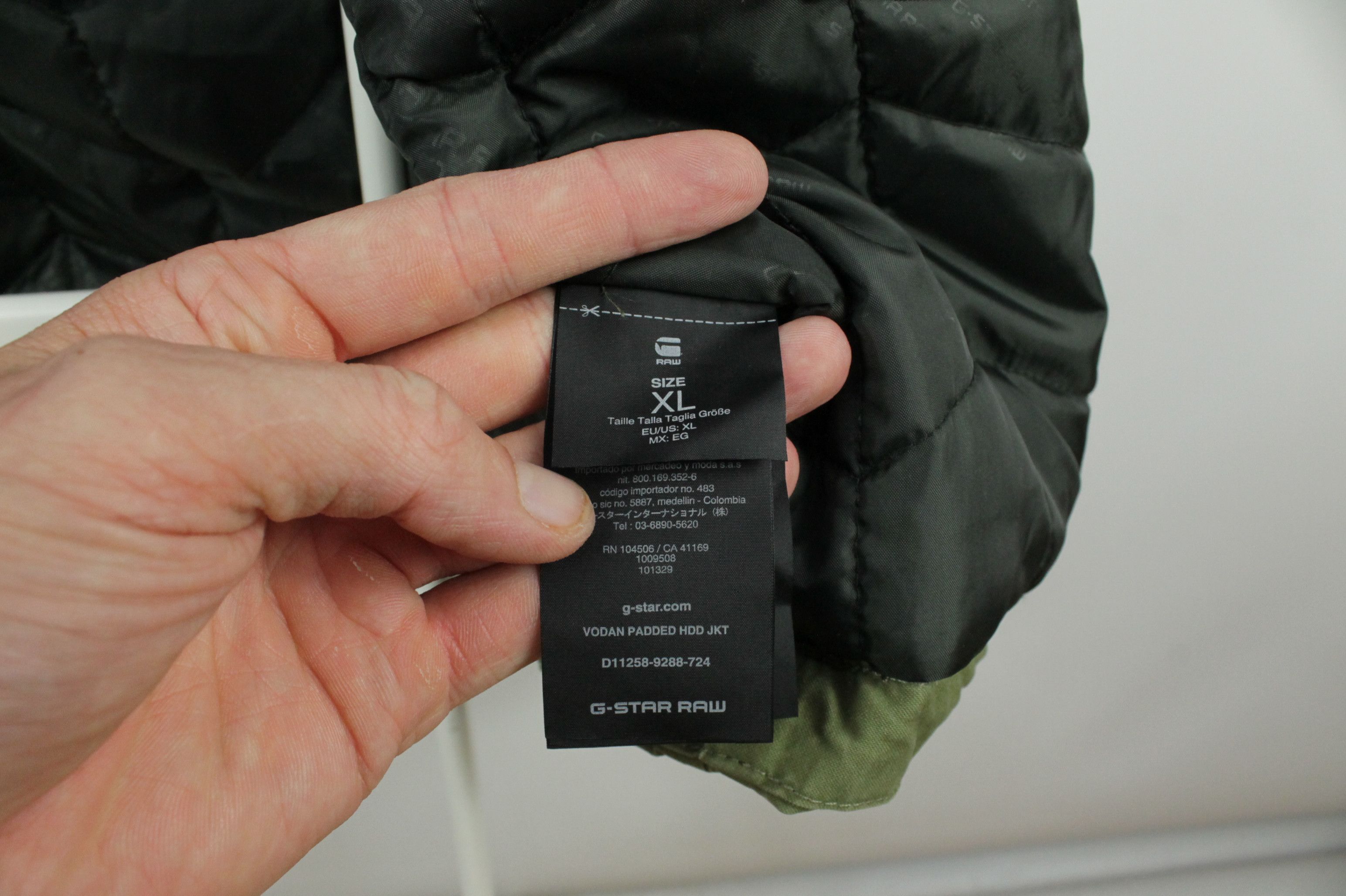G-Star G-Star Raw Vodan Padden Hooded Sage Jacket Men's Size US XL / EU 56 / 4 - 15 Thumbnail