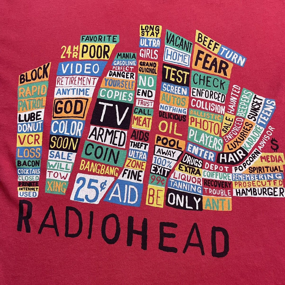 Band Tees VINTAGE RADIOHEAD HAIL TO THE THIEF BY WASTE PRODUCT TSHIRT Size US M / EU 48-50 / 2 - 13 Thumbnail