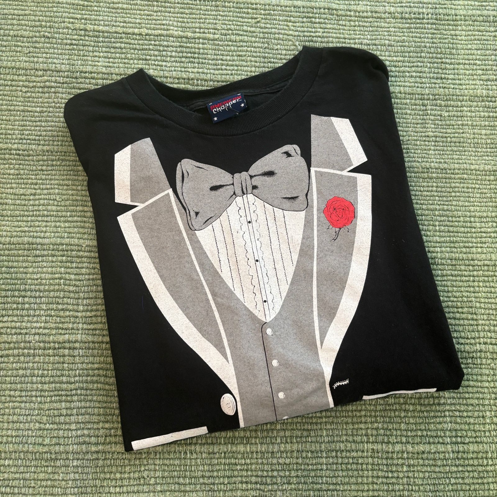 Vintage Vintage Y2K American Choppers Tuxedo Tee Shirt Sz L/XL Size US L / EU 52-54 / 3 - 6 Thumbnail