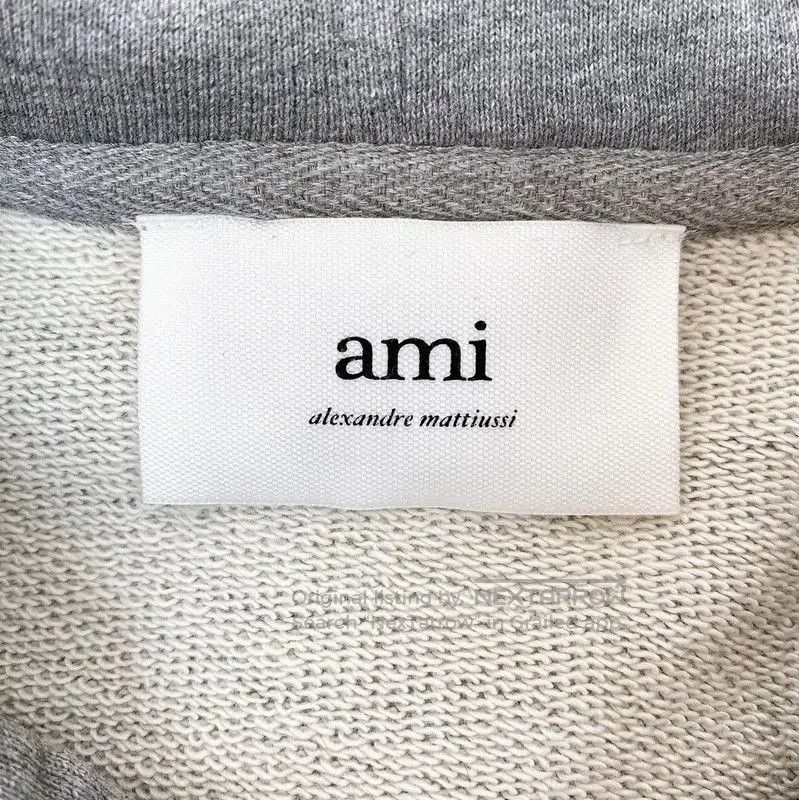 AMI AMI Gray Cotton Long Sleeve Hoodie . Size XS / US 0-2 / IT 36-38 - 6 Thumbnail