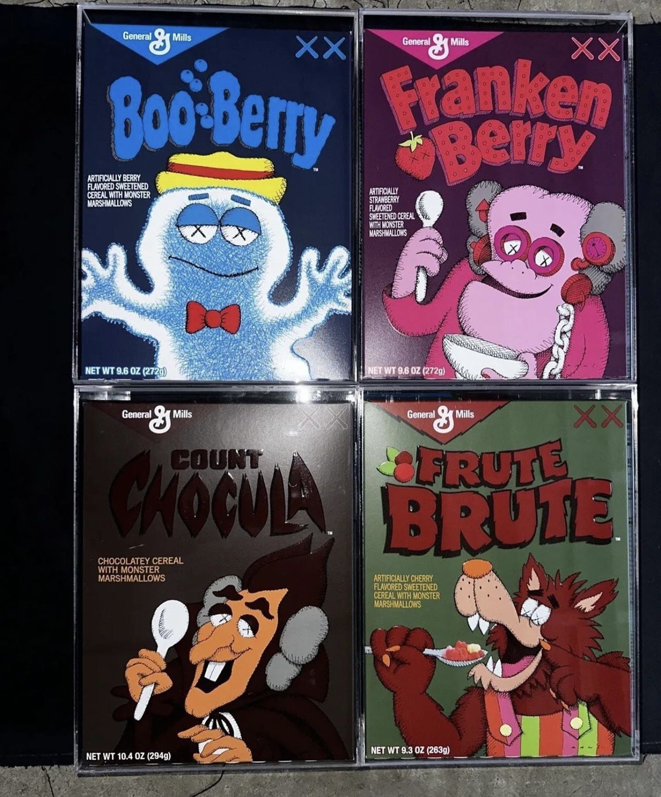 Kaws KAWS Monsters Cereal Lot x4 (Acrylic Case) Size ONE SIZE - 10 Thumbnail