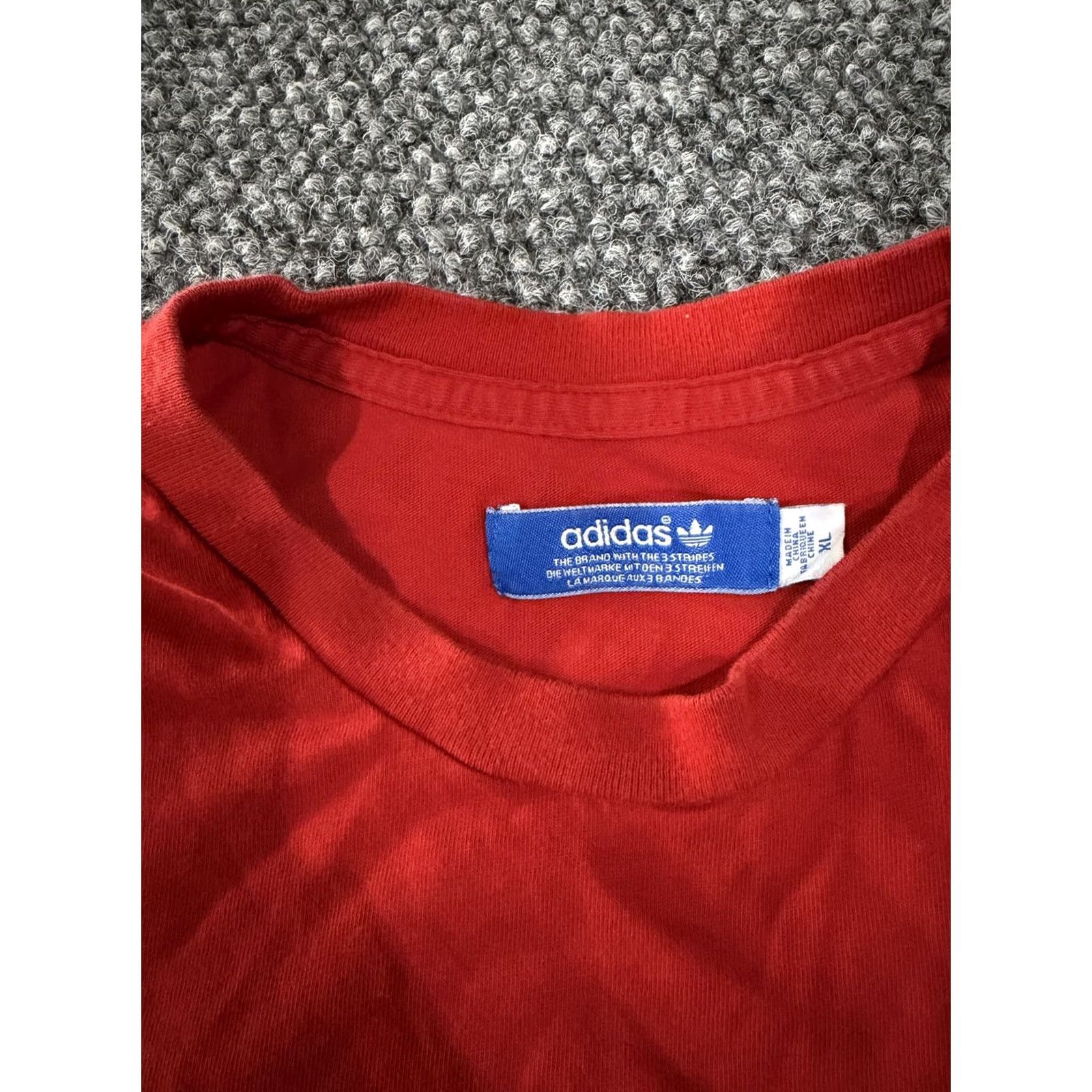 Adidas Adidas Originals Shirt Mens XL Red Trefoil Logo Graphic Tee T-Shirt Casual Size US XL / EU 56 / 4 - 5 Thumbnail