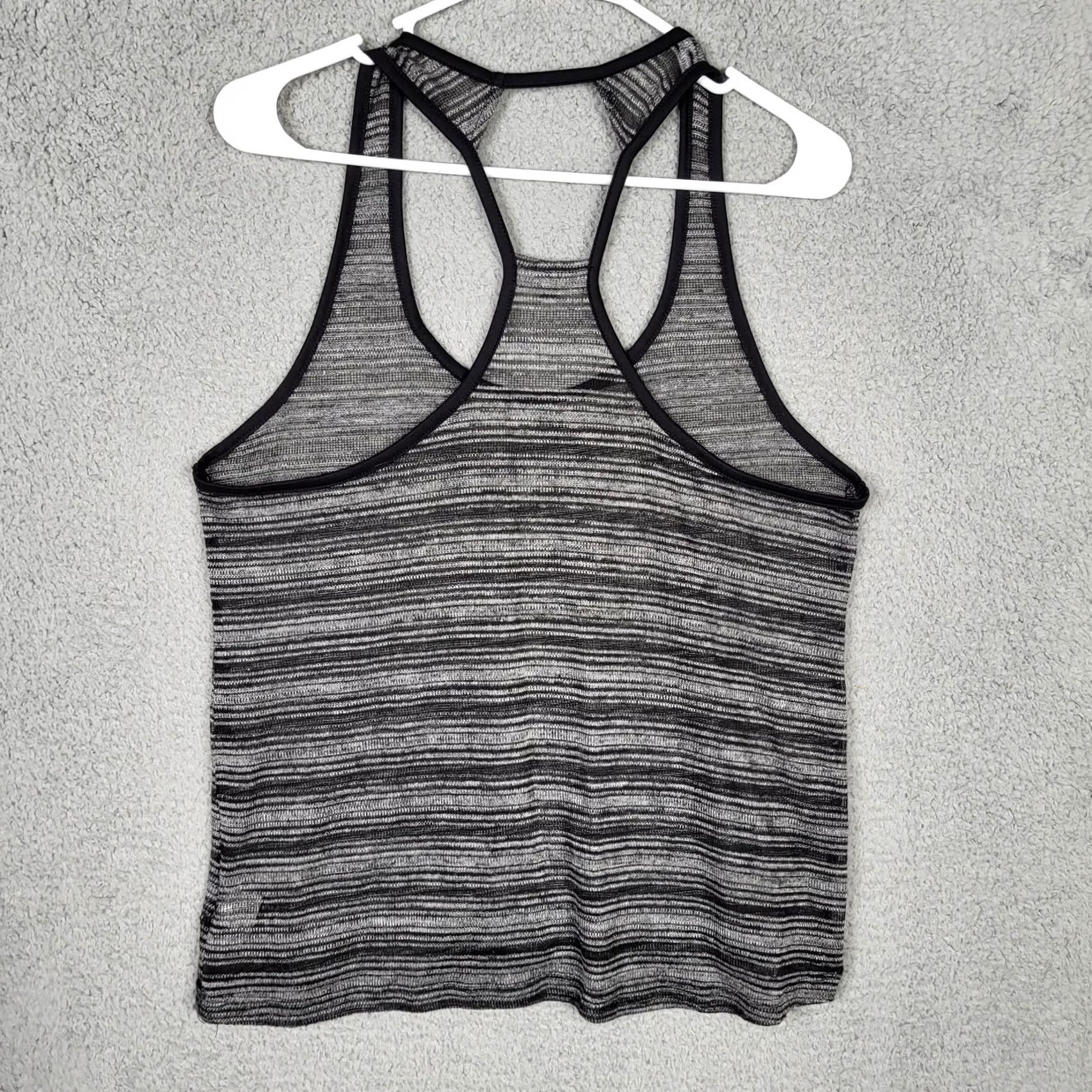 Beyond Yoga Beyond Yoga Tank Top Women's White Black Stripes Size M Shirt Sleeveless Round Neck Multicolor Pattern Casual Size M / US 6-8 / IT 42-44 - 5 Thumbnail