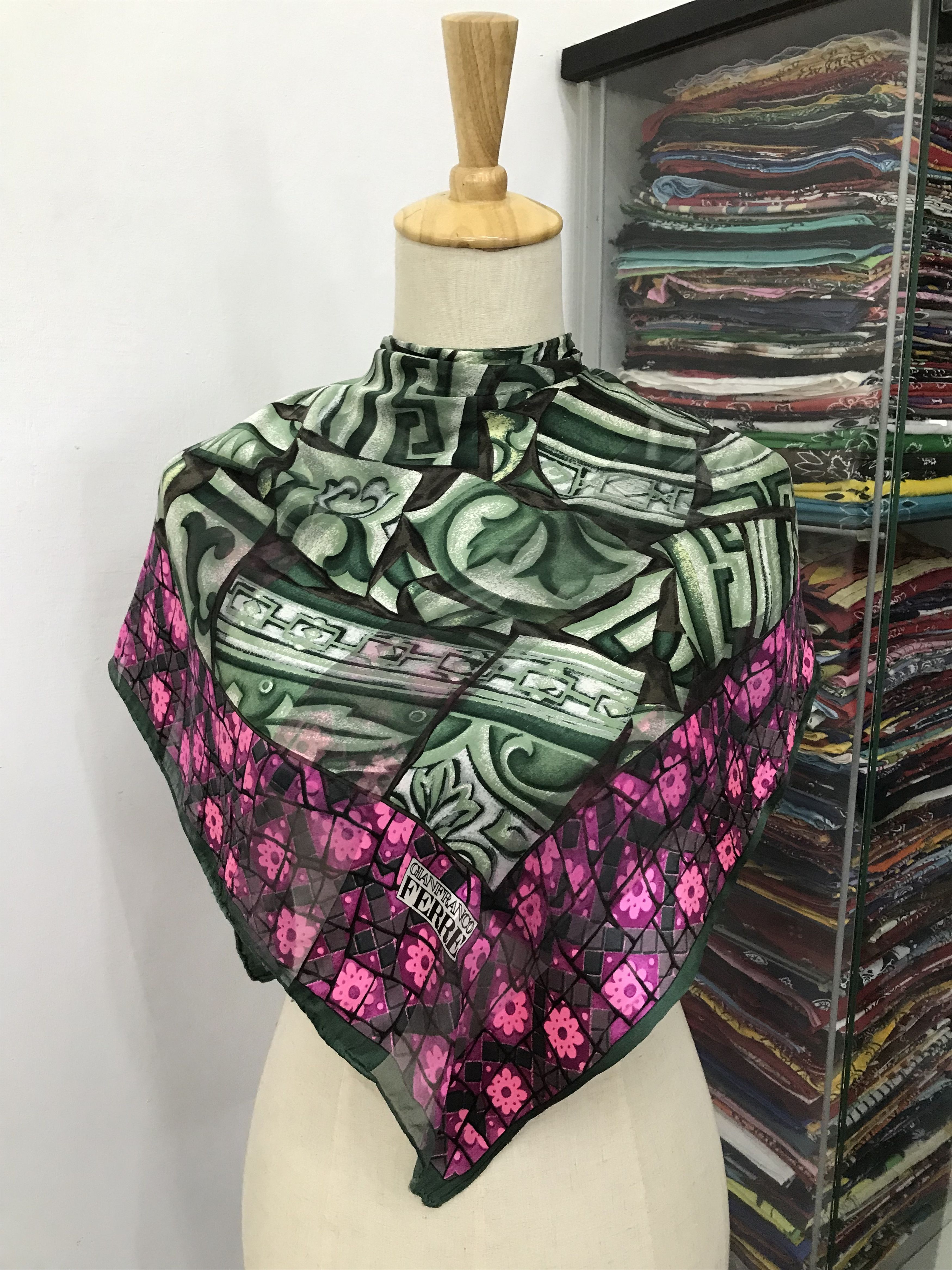 Gianfranco Ferre Vintage Gianfranco Ferre Silk Scarf Size ONE SIZE - 1 Thumbnail