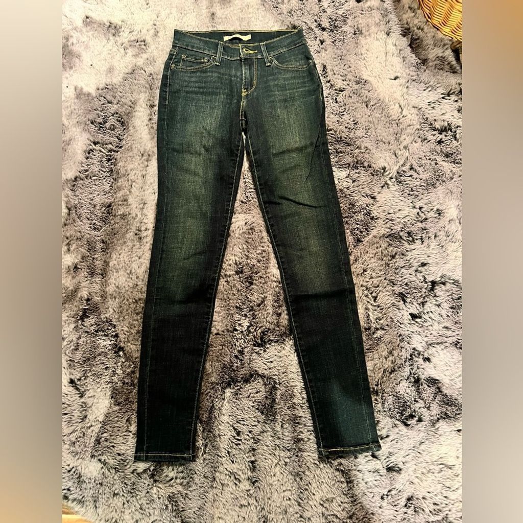 Michael Kors Michael Kors MK Logo Izzy Skinny Jeans Midnight Blue Size 25" / US 0 / IT 36 - 6 Thumbnail