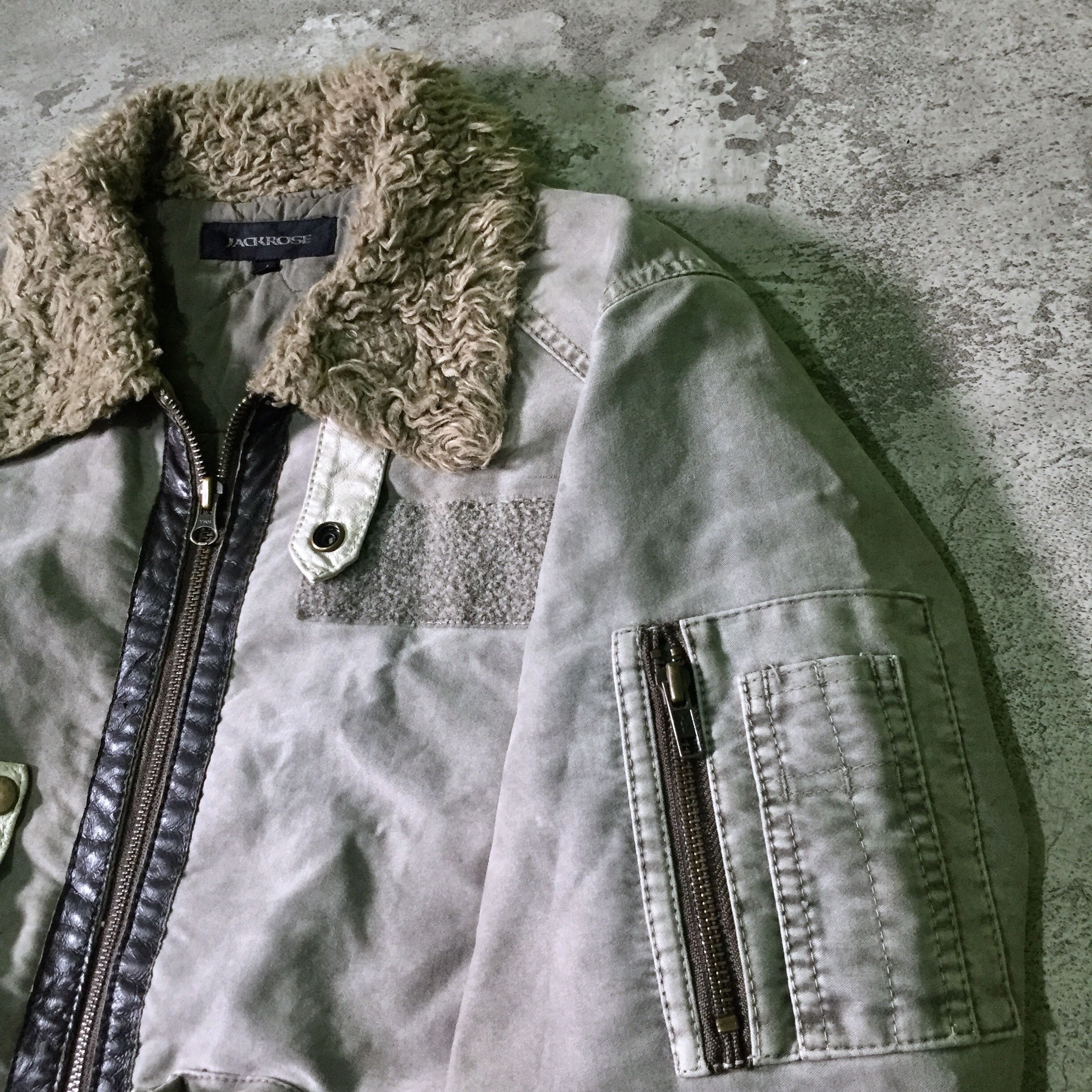 JACKROSE Jackrose Fur Stone Wash Avant Garde Jacket Size US M / EU 48-50 / 2 - 2 Thumbnail