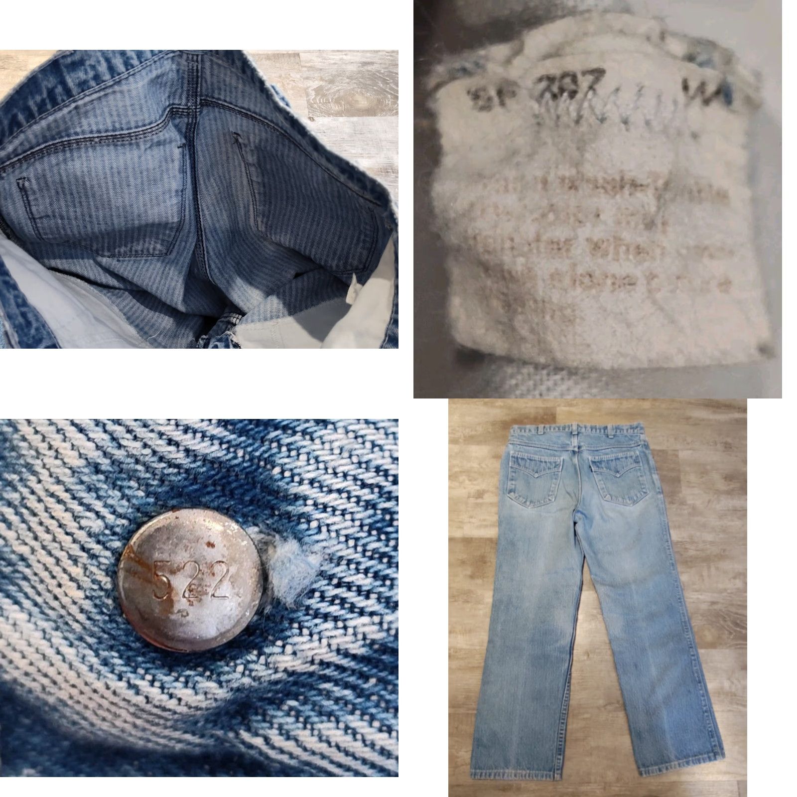 Levi's VINTAGE Levi's SF 207 Blue Jeans 30x27 Light Wash Distressed 70s 80s Unisex Adults Size US 30 / EU 46 - 8 Thumbnail