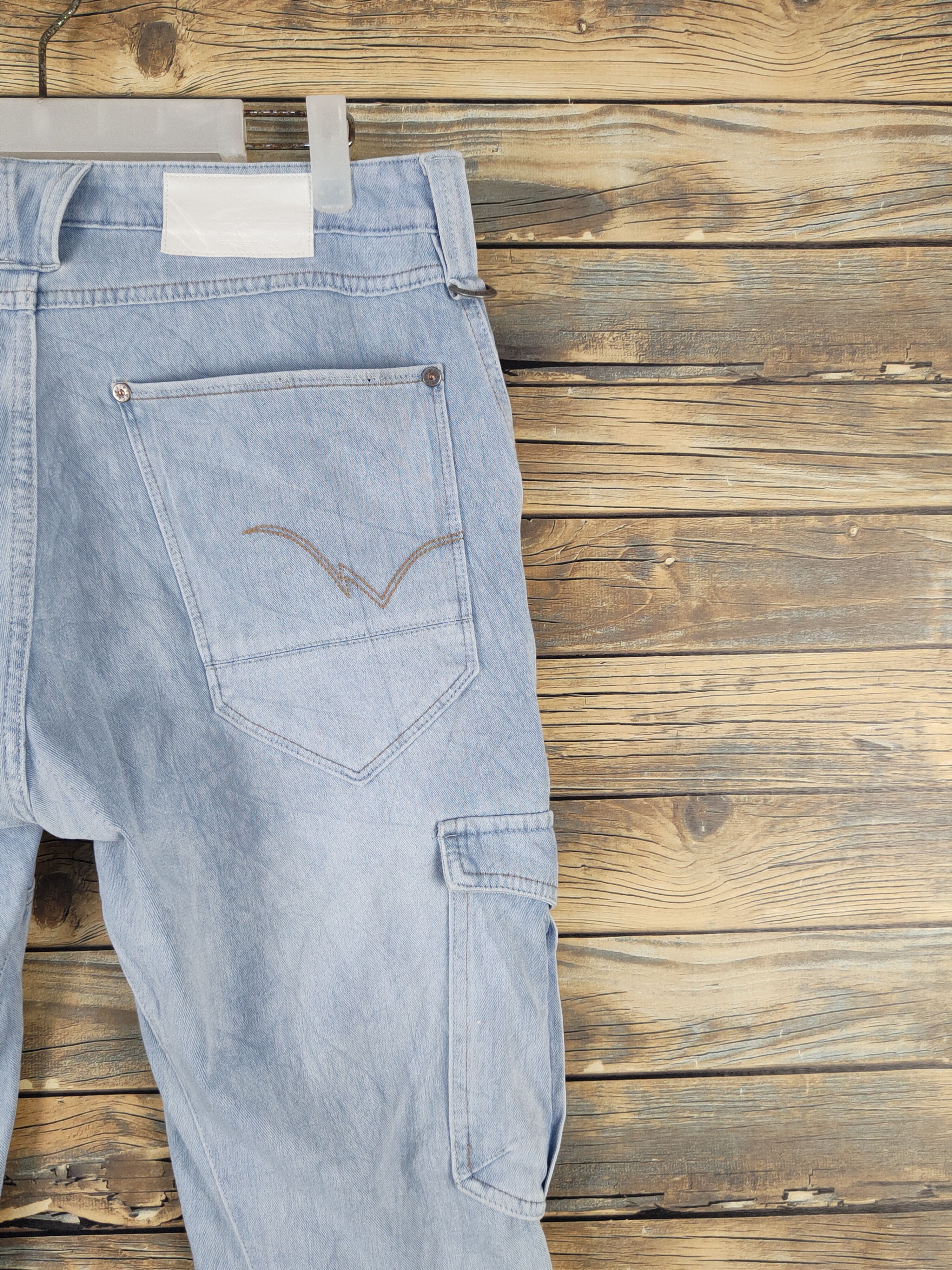 Japanese Brand FieldCore japan Distressed Ripped Soft denim Jeans #W1978 Size US 34 / EU 50 - 10 Thumbnail