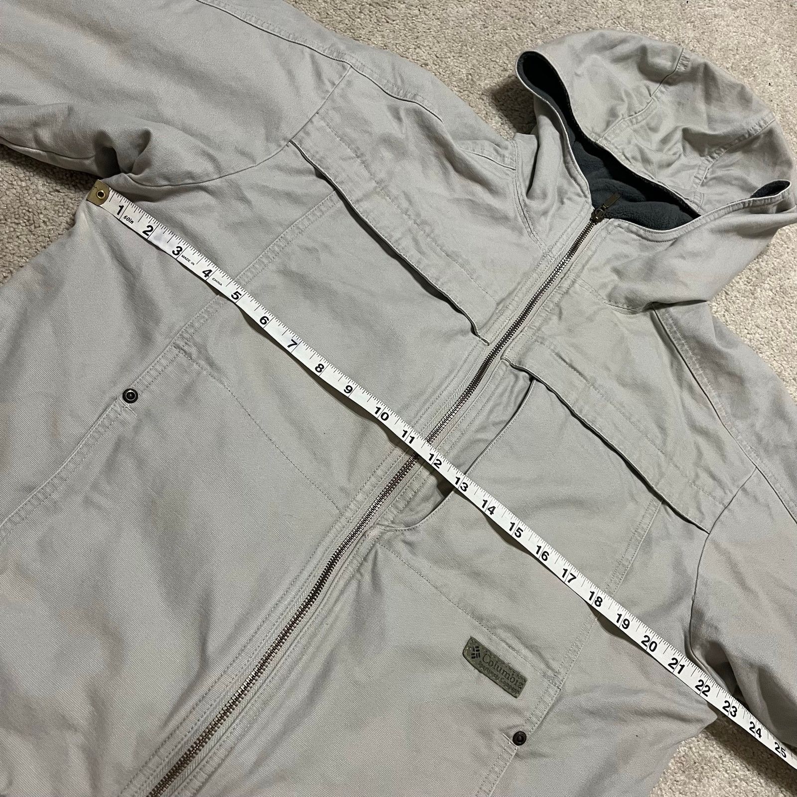 Columbia Columbia Blanket Lined Canvas Hooded Beige Jacket Medium Size US M / EU 48-50 / 2 - 5 Thumbnail