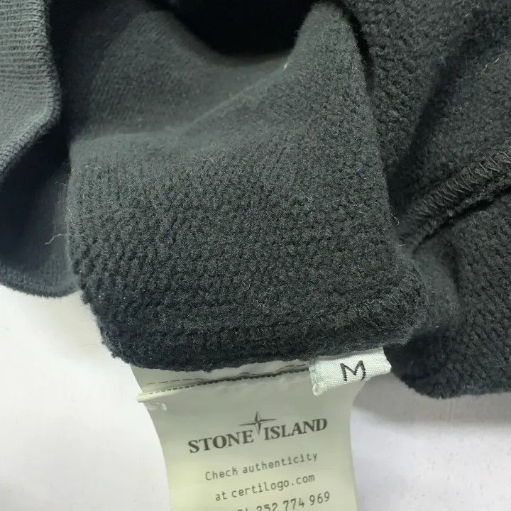 Stone Island Stone Island Black Cotton Crewneck Sweatshirt -2506 Size US M / EU 48-50 / 2 - 2 Thumbnail