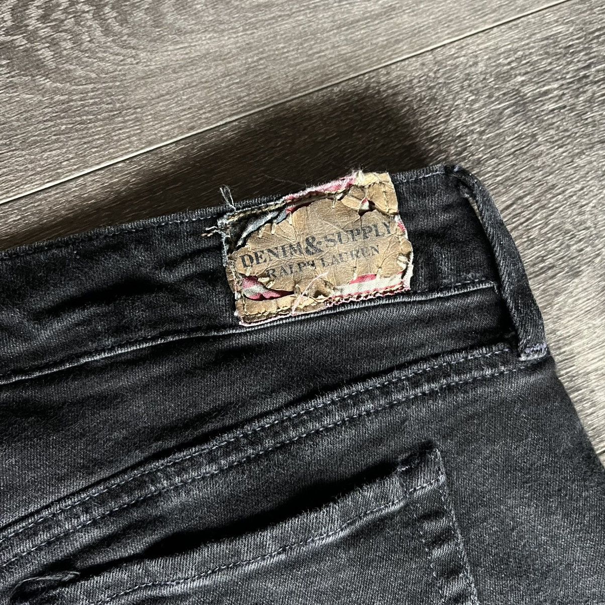 Denim & Supply Ralph Lauren Vintage Denim & Supply Ralph Lauren Black Skinny Denim Jeans Size US 32 / EU 48 - 4 Thumbnail