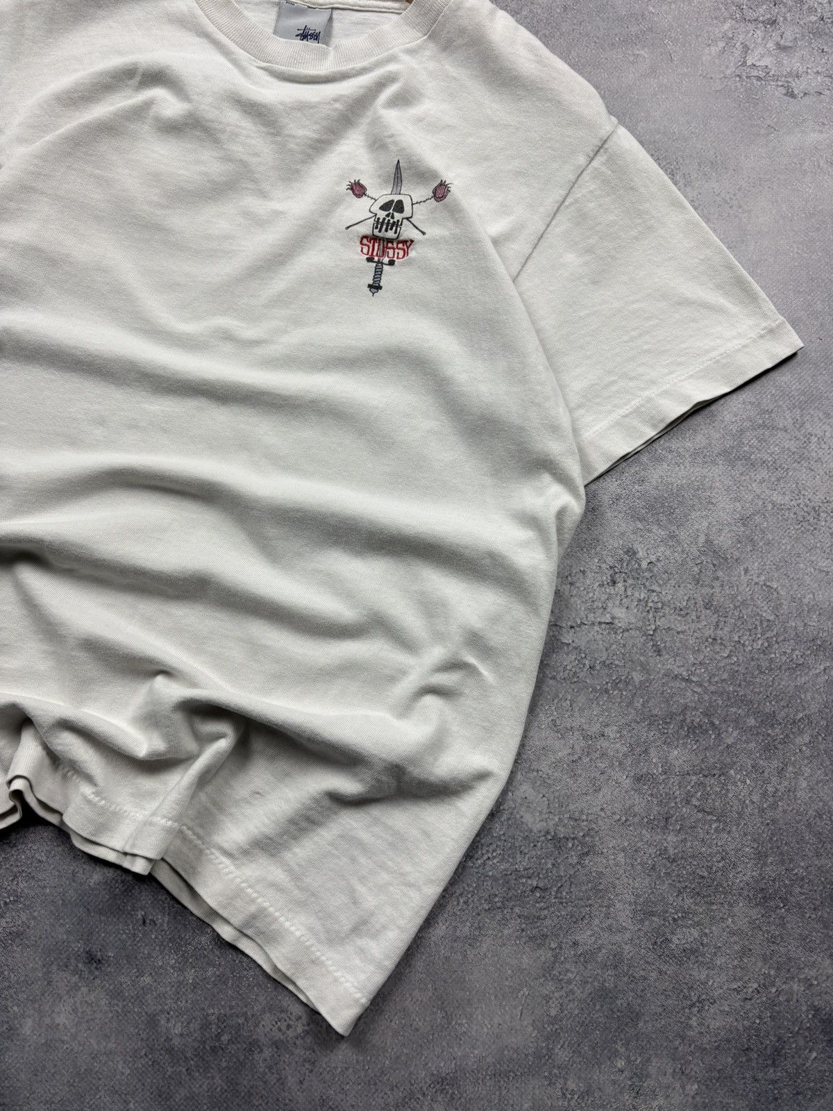 Stussy STUSSY Vintage Made in USA Skull Mini Logo Streetwear Skate Size US S / EU 44-46 / 1 - 2 Thumbnail