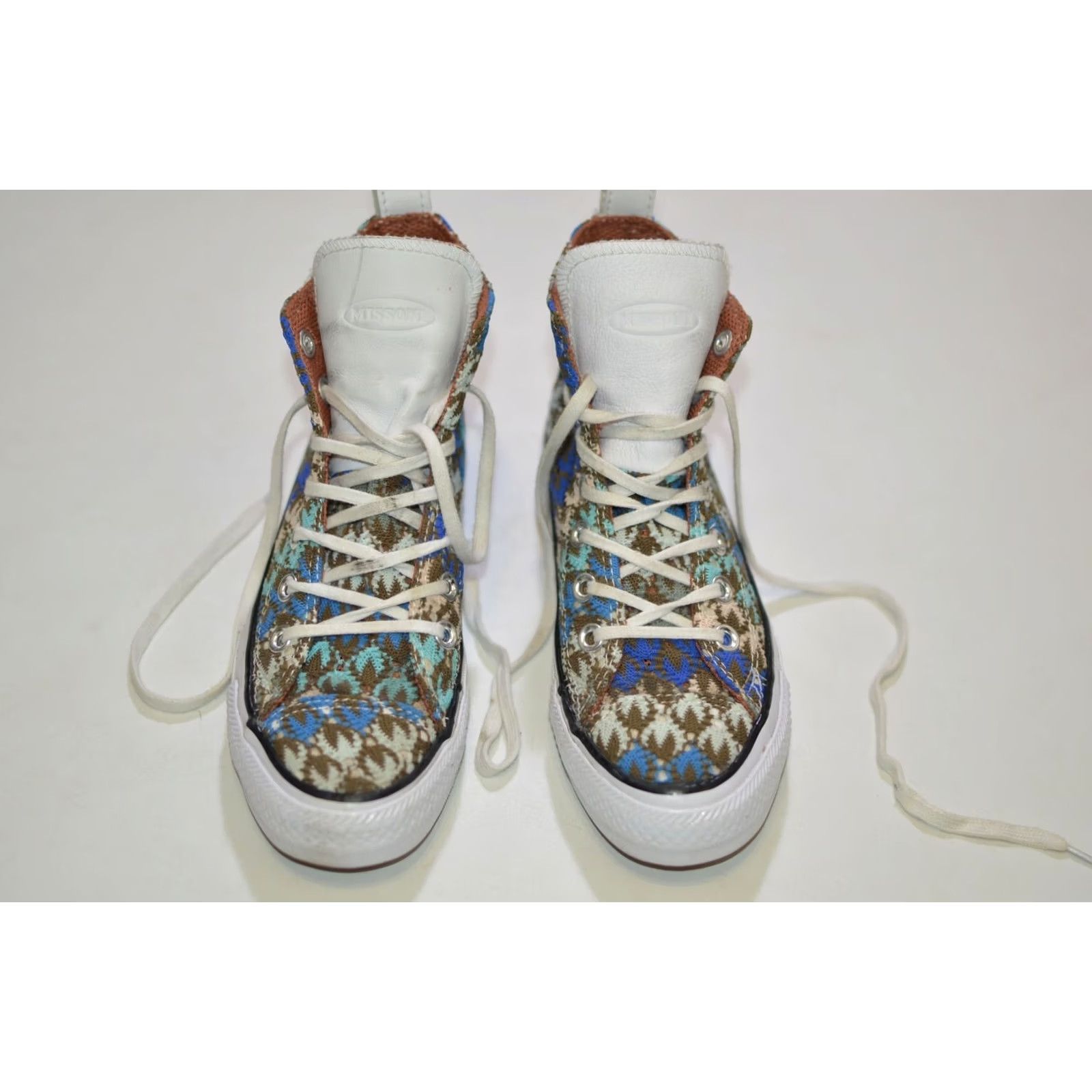 Converse Wmns Converse x Missoni Hi Sneakers 553436C Size 35 Multicolor US 5 EUR 35 Sneakers Mens Womens Girls Boys Size US 5 / IT 35 - 3 Thumbnail