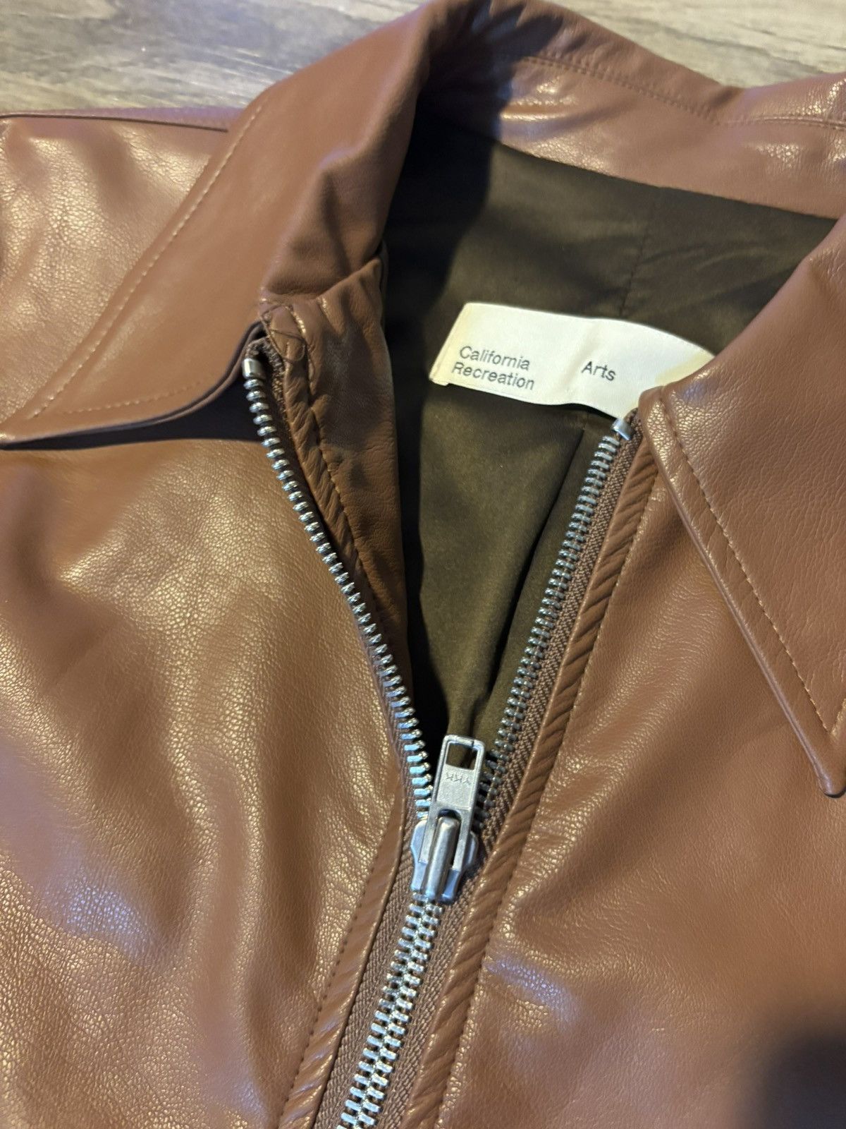 California Arts. California Arts Vegan Leather Jacket Size US S / EU 44-46 / 1 - 3 Thumbnail
